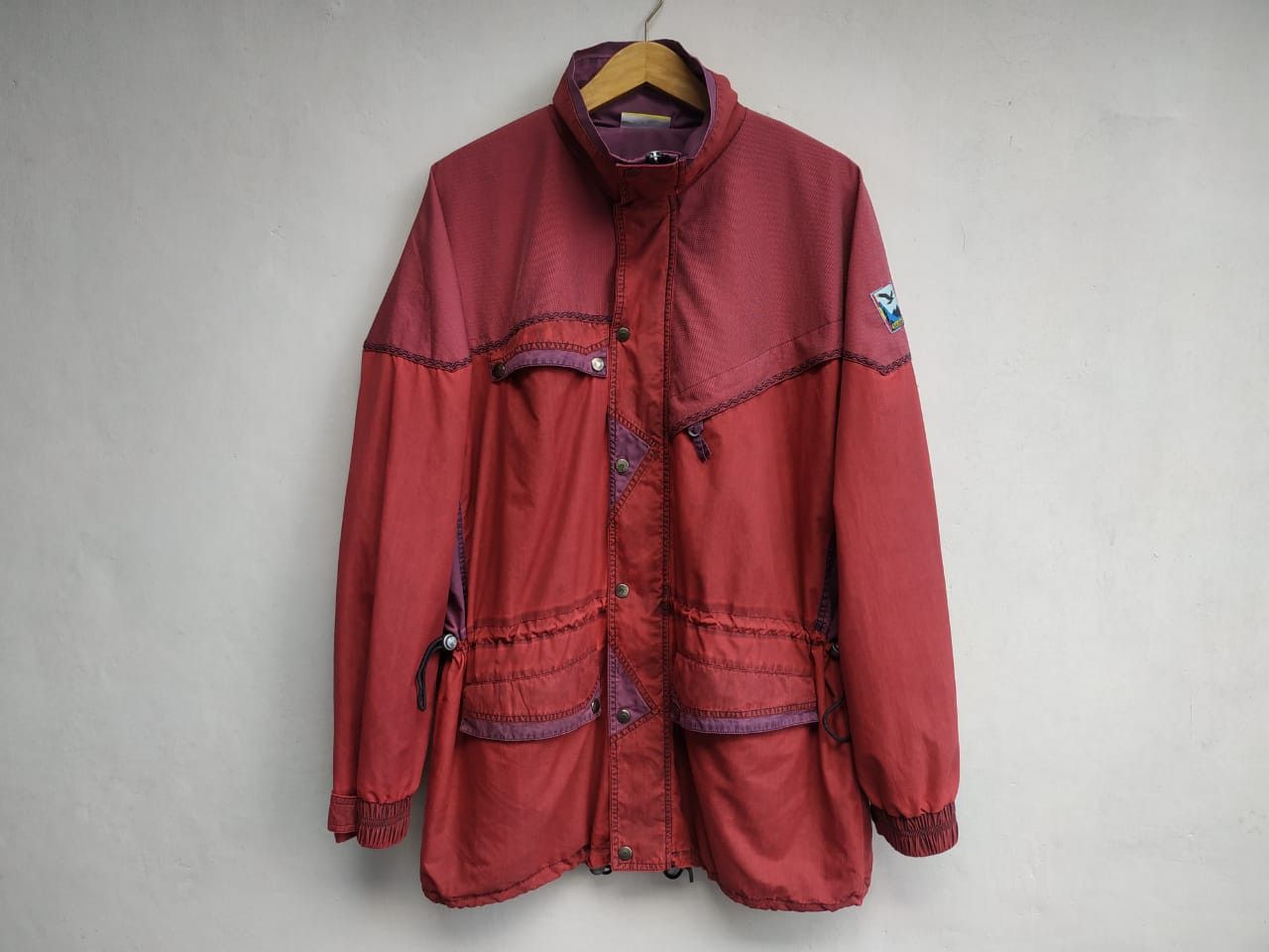 SALEWA 90's Salewa Garment Dyed Oversize Jacket, Lampo Zipper Size US L / EU 52-54 / 3 - 2 Thumbnail