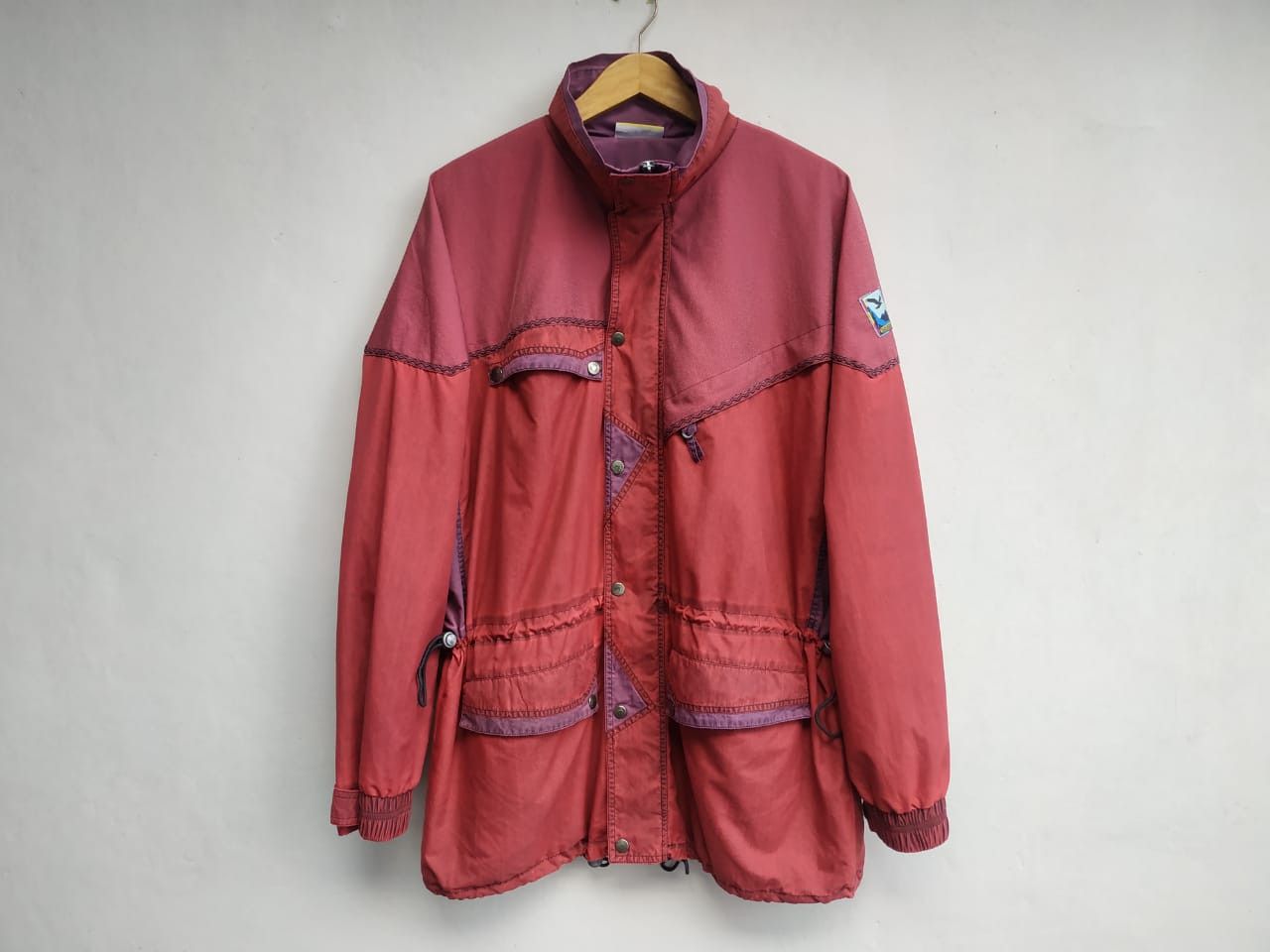 SALEWA 90's Salewa Garment Dyed Oversize Jacket, Lampo Zipper Size US L / EU 52-54 / 3 - 3 Thumbnail