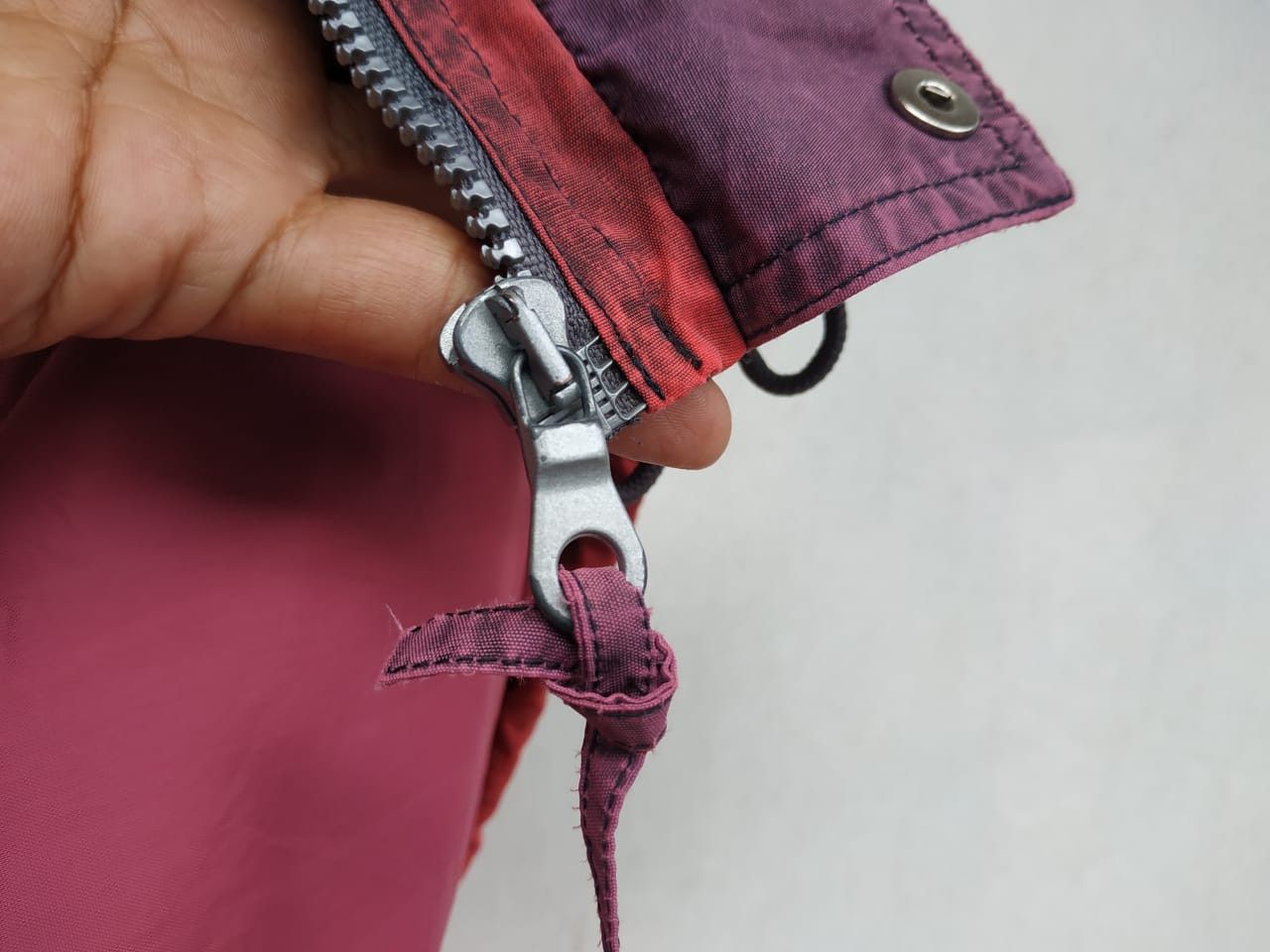 SALEWA 90's Salewa Garment Dyed Oversize Jacket, Lampo Zipper Size US L / EU 52-54 / 3 - 10 Thumbnail