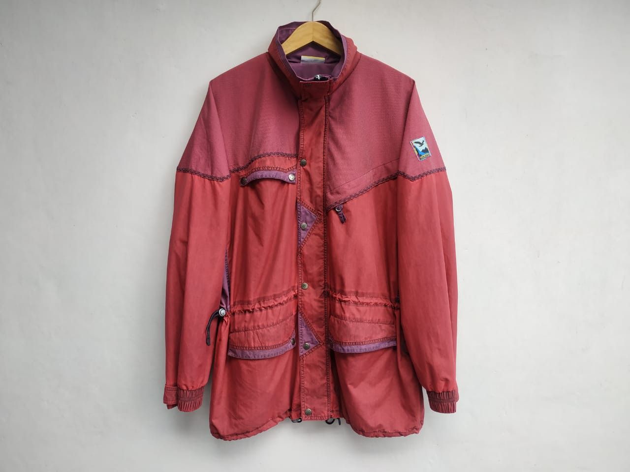 SALEWA 90's Salewa Garment Dyed Oversize Jacket, Lampo Zipper Size US L / EU 52-54 / 3 - 5 Thumbnail