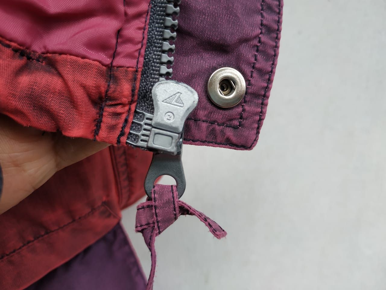 SALEWA 90's Salewa Garment Dyed Oversize Jacket, Lampo Zipper Size US L / EU 52-54 / 3 - 7 Thumbnail