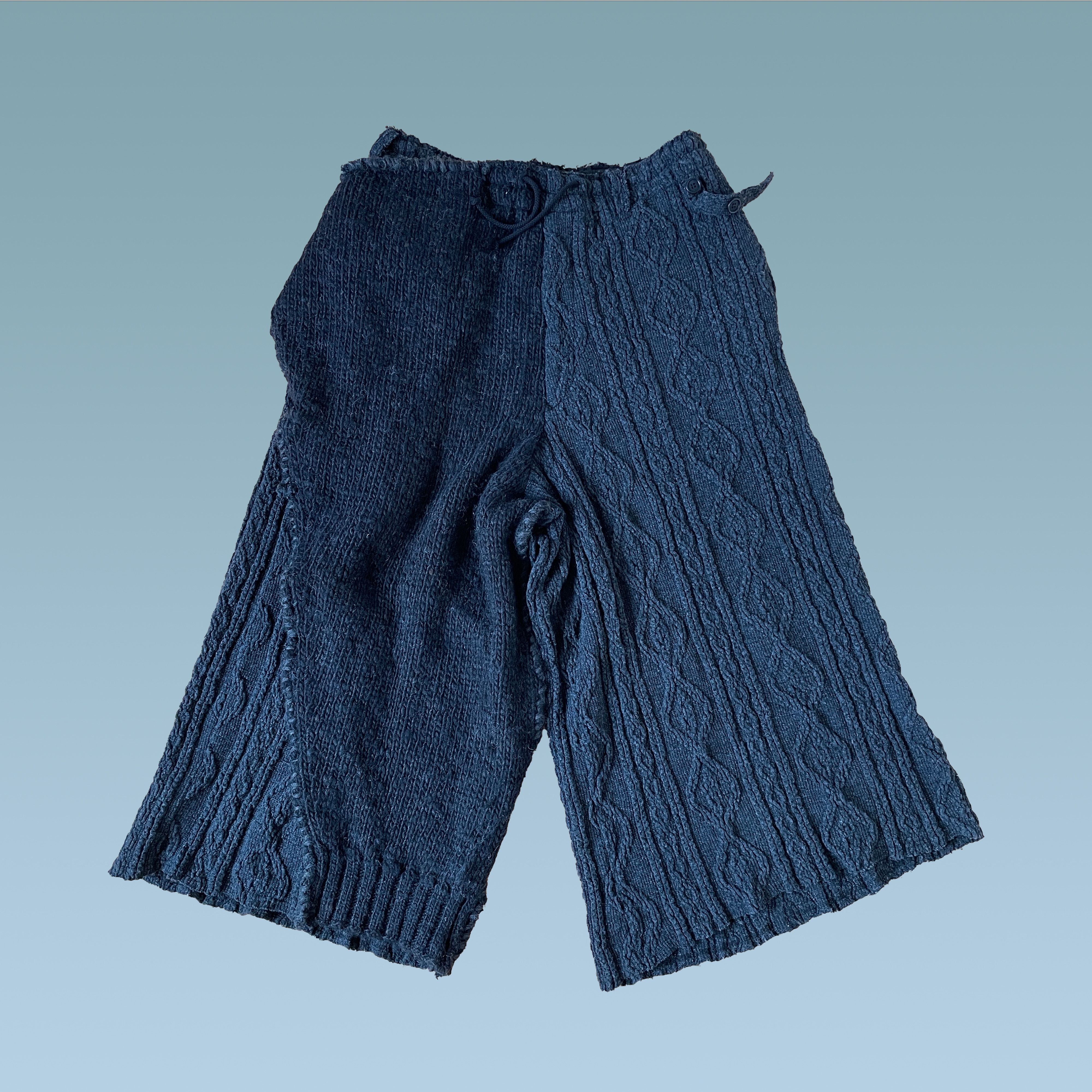 Yohji Yamamoto Yohji Yamamoto AW15 Massive Knit Pants Size US 33 - 2 Thumbnail