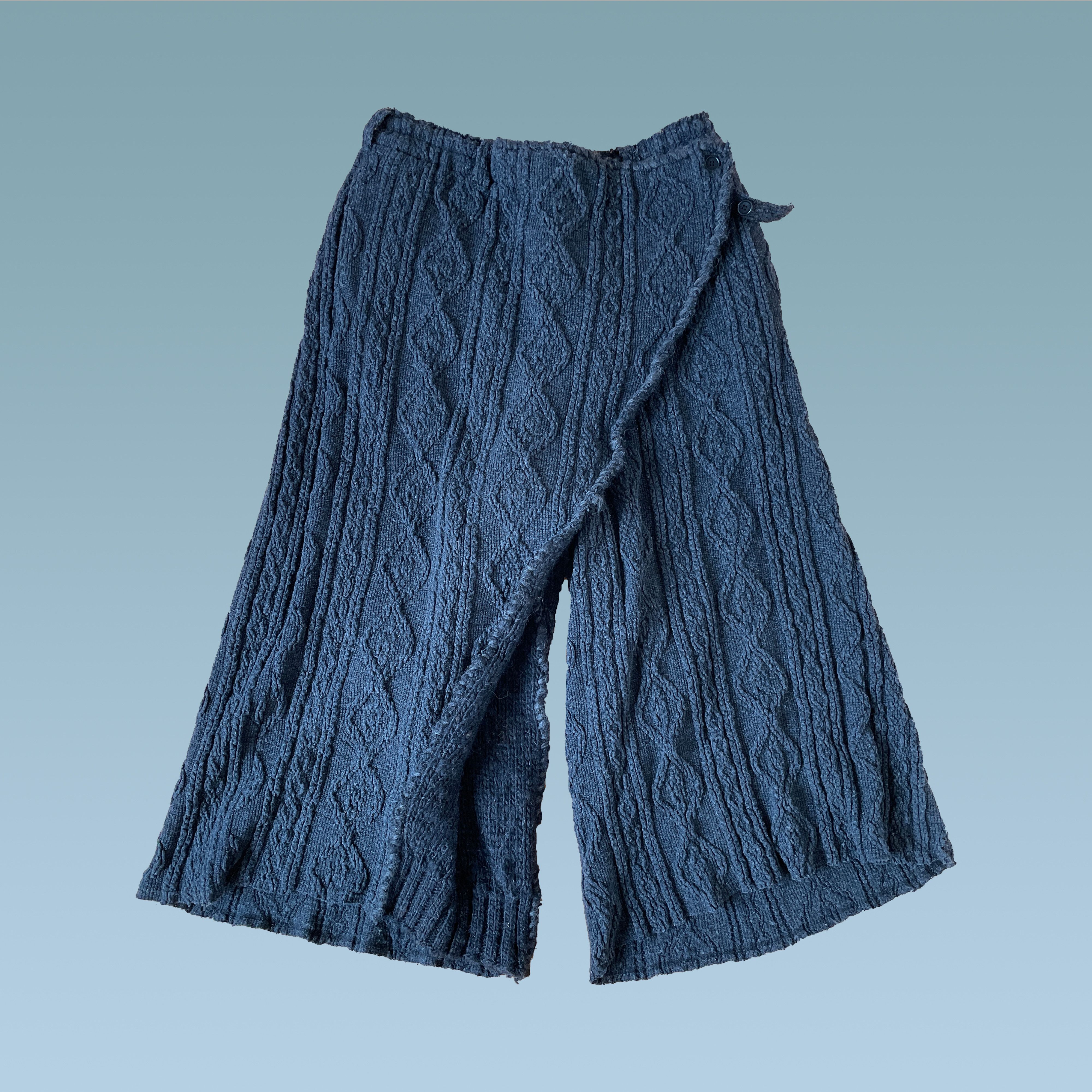 Yohji Yamamoto Yohji Yamamoto AW15 Massive Knit Pants Size US 33 - 1 Thumbnail