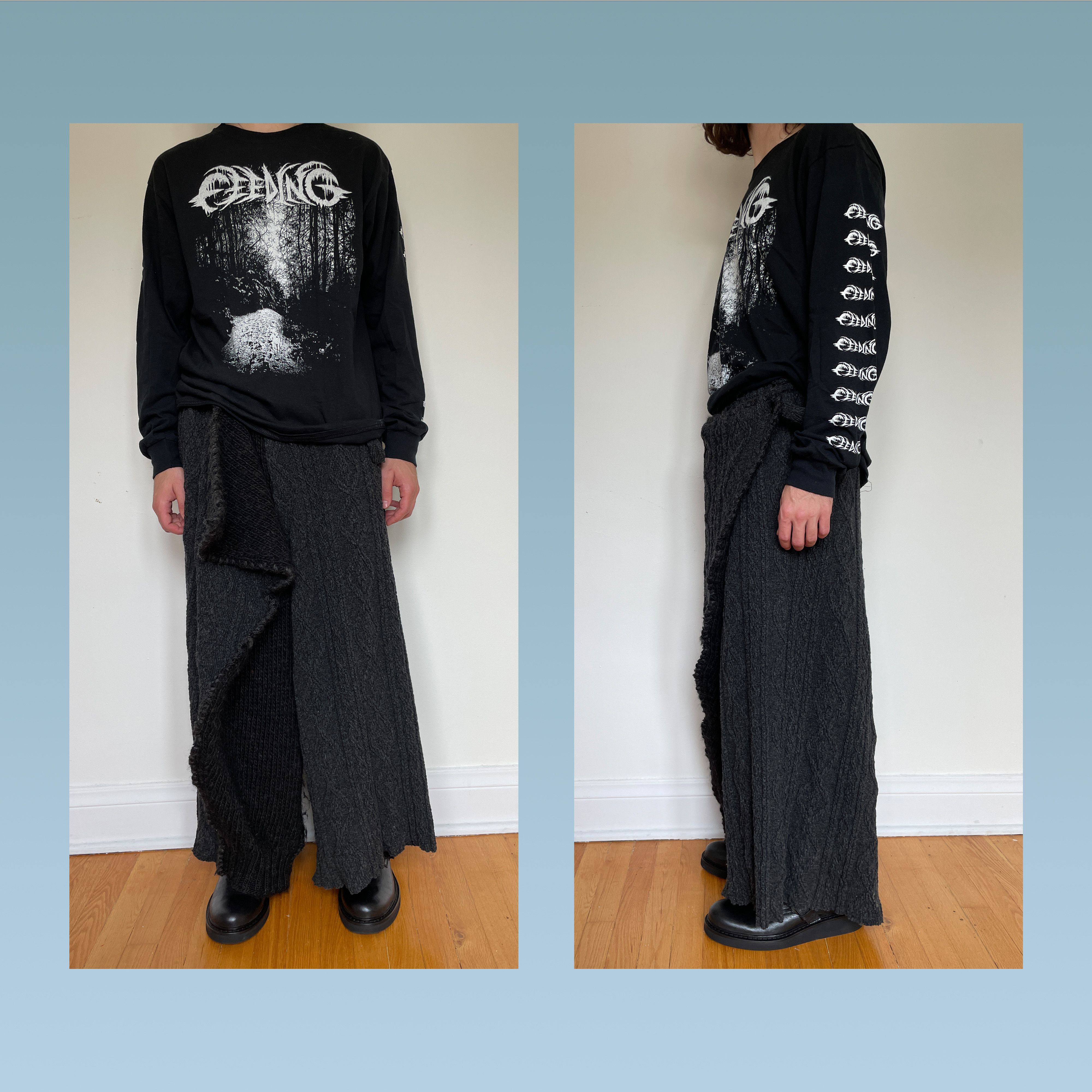 Yohji Yamamoto Yohji Yamamoto AW15 Massive Knit Pants Size US 33 - 8 Thumbnail
