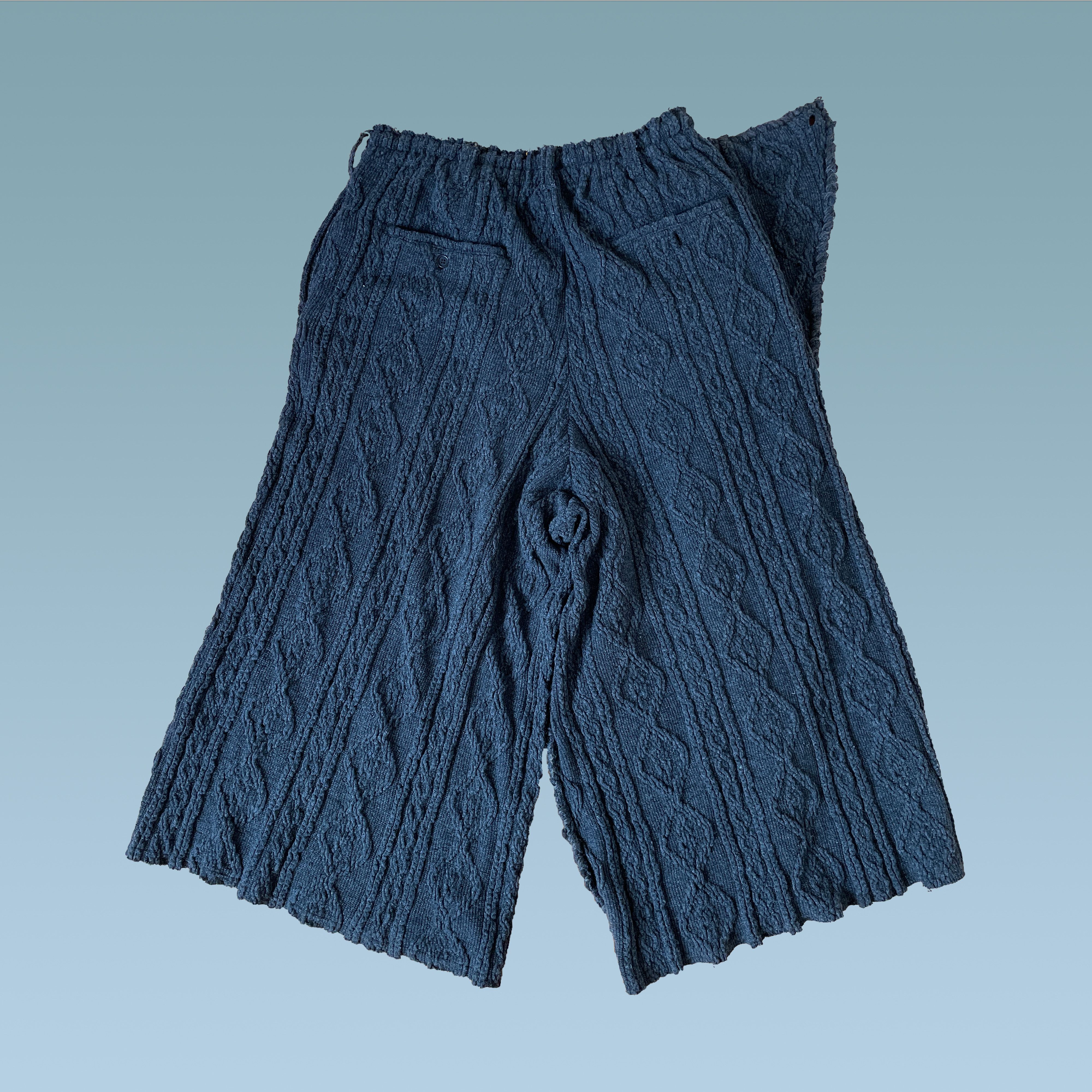 Yohji Yamamoto Yohji Yamamoto AW15 Massive Knit Pants Size US 33 - 3 Thumbnail
