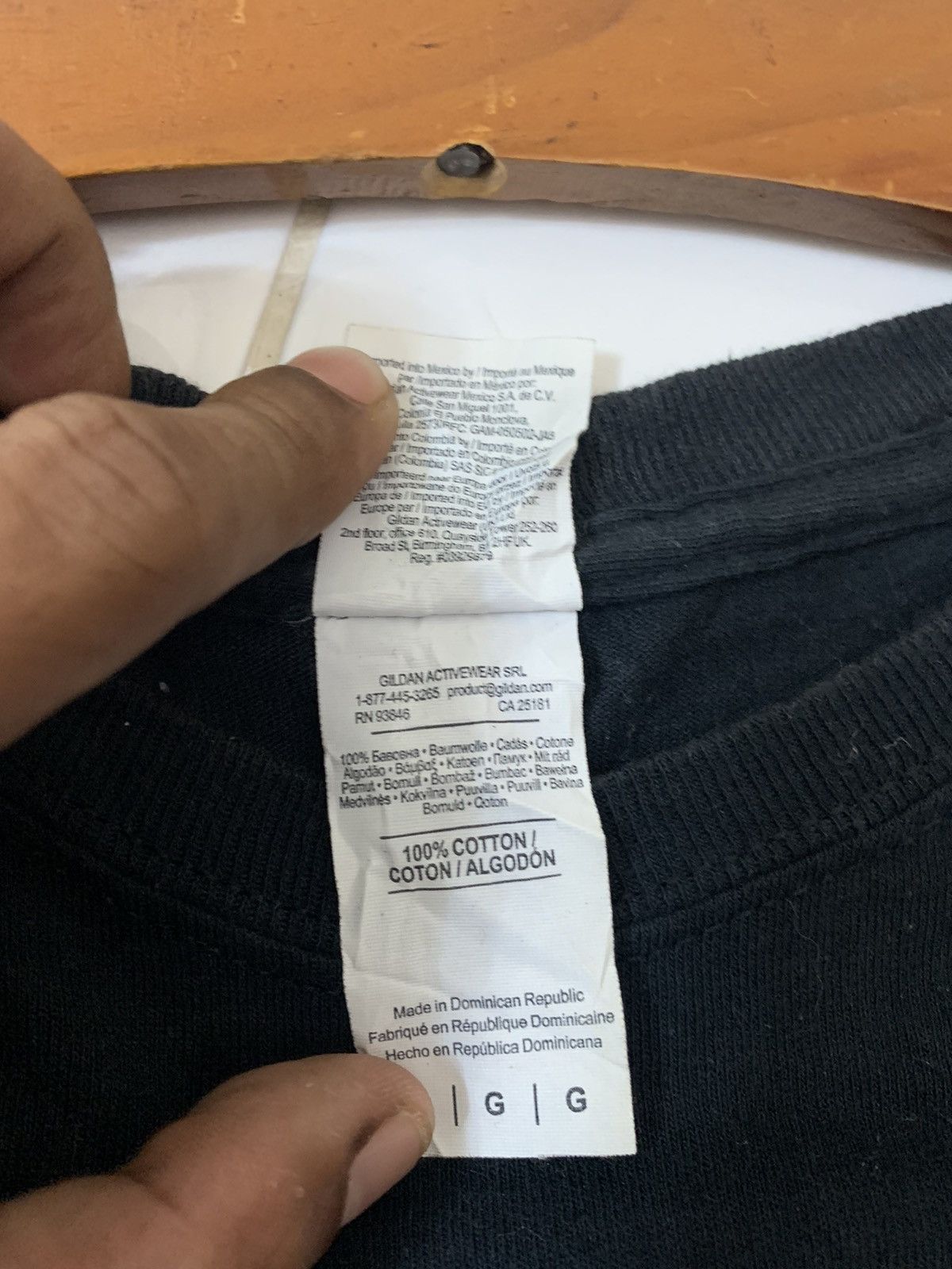Gildan Gildan Japanese Writing Tshirt Size US L / EU 52-54 / 3 - 6 Thumbnail