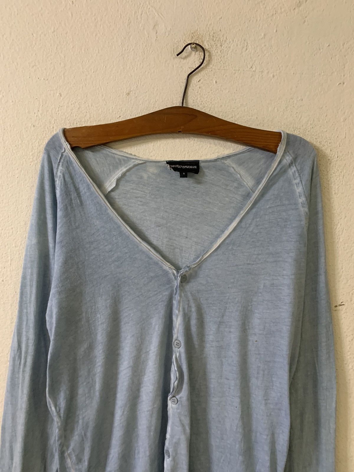 Emporio Armani Vintage Emporio Armani Long Sleeve Tshirt Size US S / EU 44-46 / 1 - 5 Thumbnail