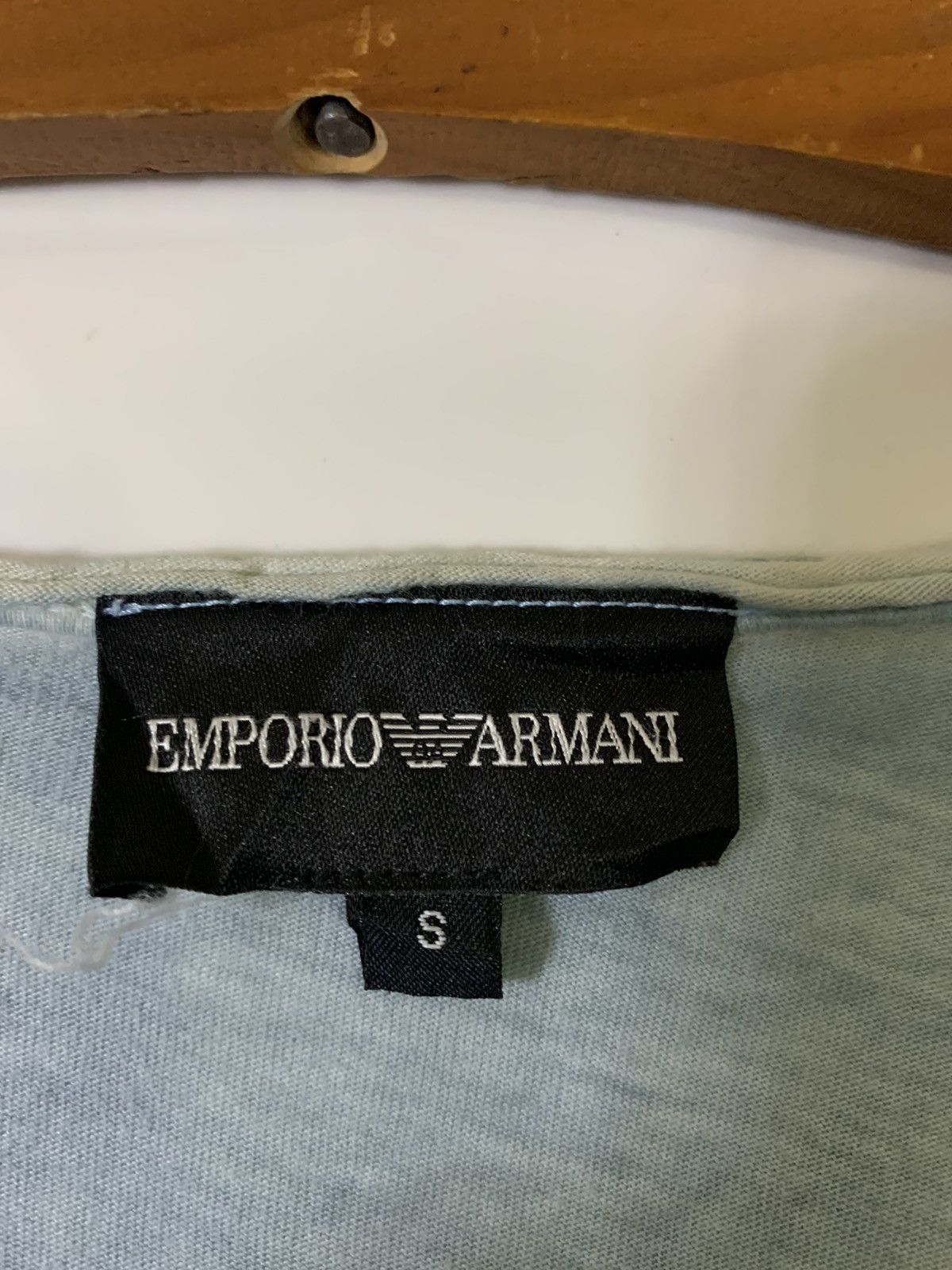 Emporio Armani Vintage Emporio Armani Long Sleeve Tshirt Size US S / EU 44-46 / 1 - 6 Thumbnail