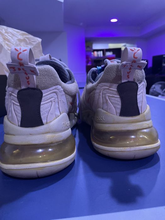 men travis scott x nike air max 270 react cactus trails