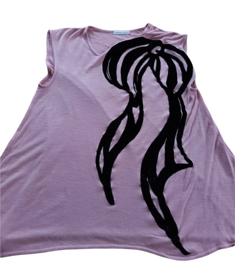 Issey Miyake × Tsumori Chisato Tsumori Chisato Issey Miyake Abstract Design Sleeveless Size M / US 6-8 / IT 42-44 - 3 Thumbnail