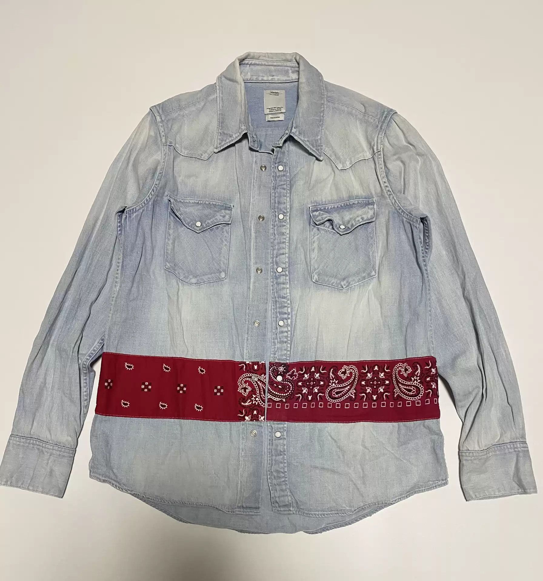 VISVIM ICT SS ALBACORE SHIRT DMGD