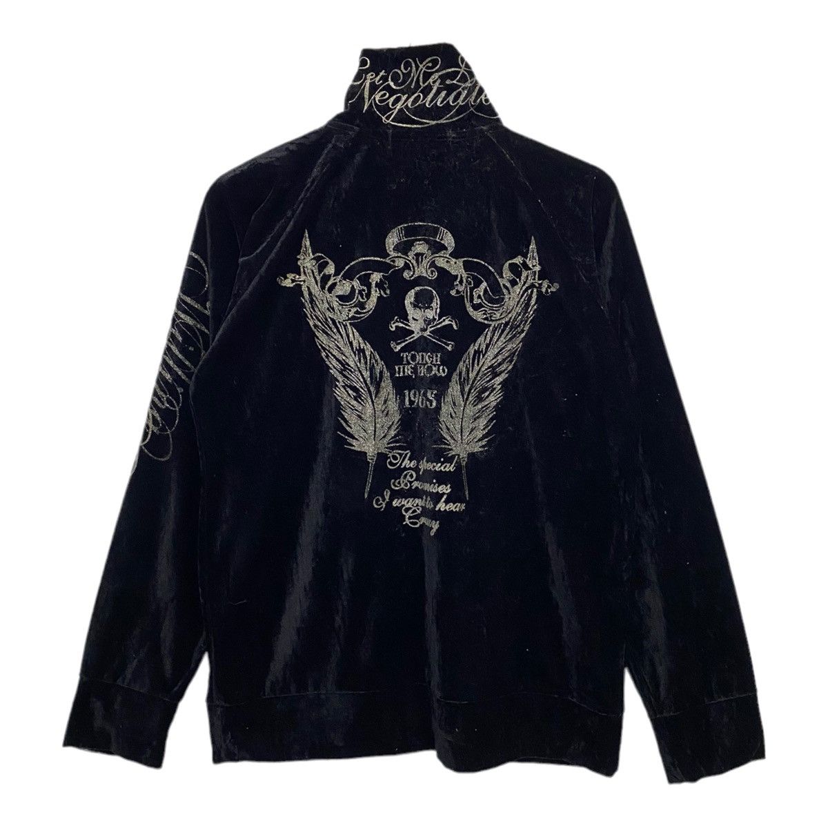 Le Grande Bleu (L.G.B.) SKULLS🔥ALPHA MAGIC SKILLS EMBROIDERY VELVET ZIP JACKET Size US S / EU 44-46 / 1 - 1 Thumbnail