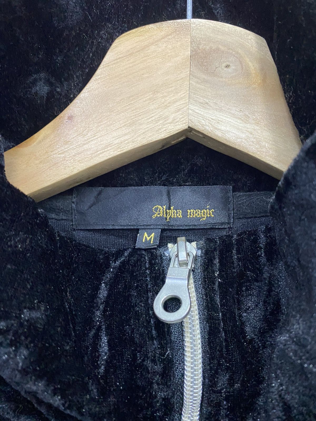 Le Grande Bleu (L.G.B.) SKULLS🔥ALPHA MAGIC SKILLS EMBROIDERY VELVET ZIP JACKET Size US S / EU 44-46 / 1 - 8 Thumbnail