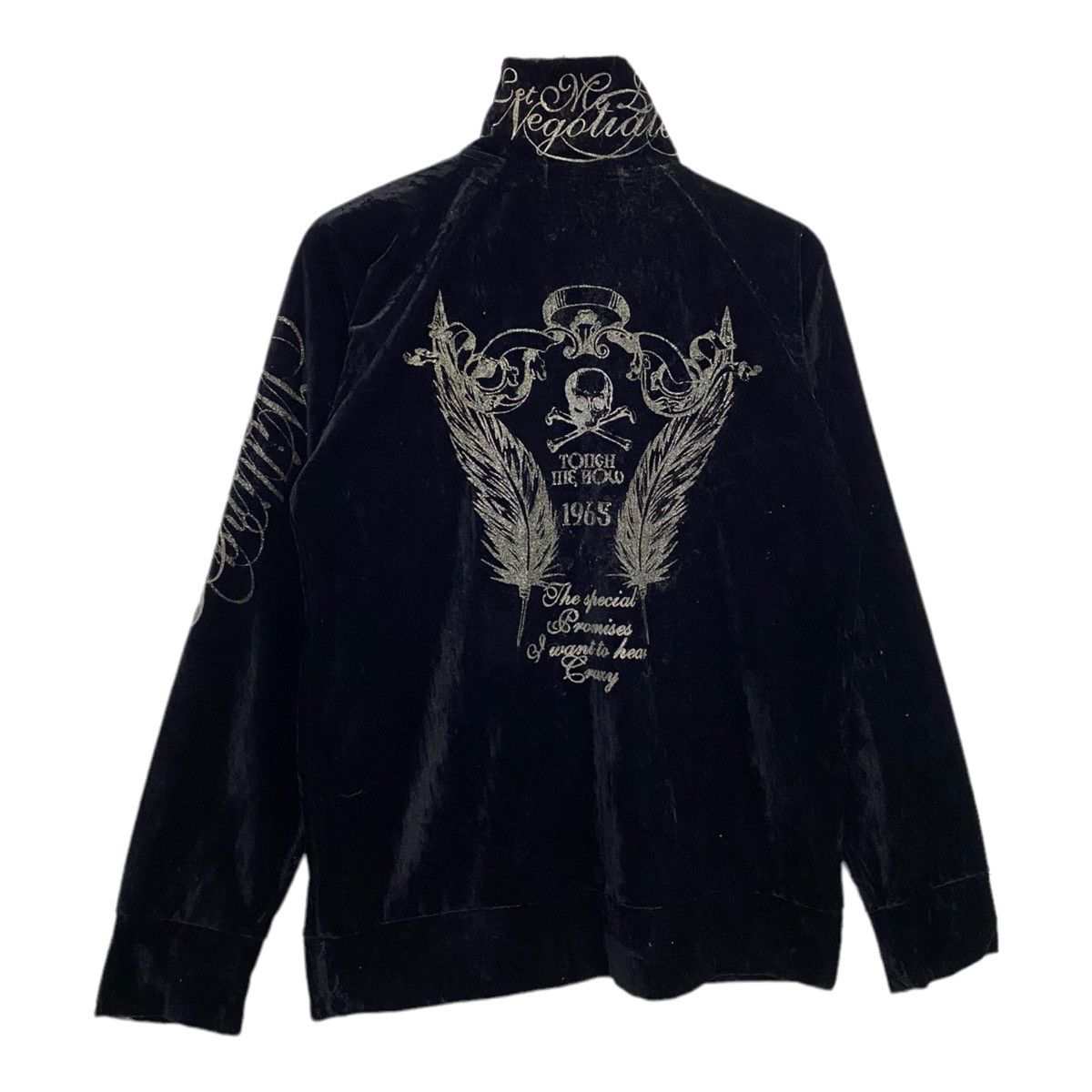 Le Grande Bleu (L.G.B.) SKULLS🔥ALPHA MAGIC SKILLS EMBROIDERY VELVET ZIP JACKET Size US S / EU 44-46 / 1 - 2 Thumbnail