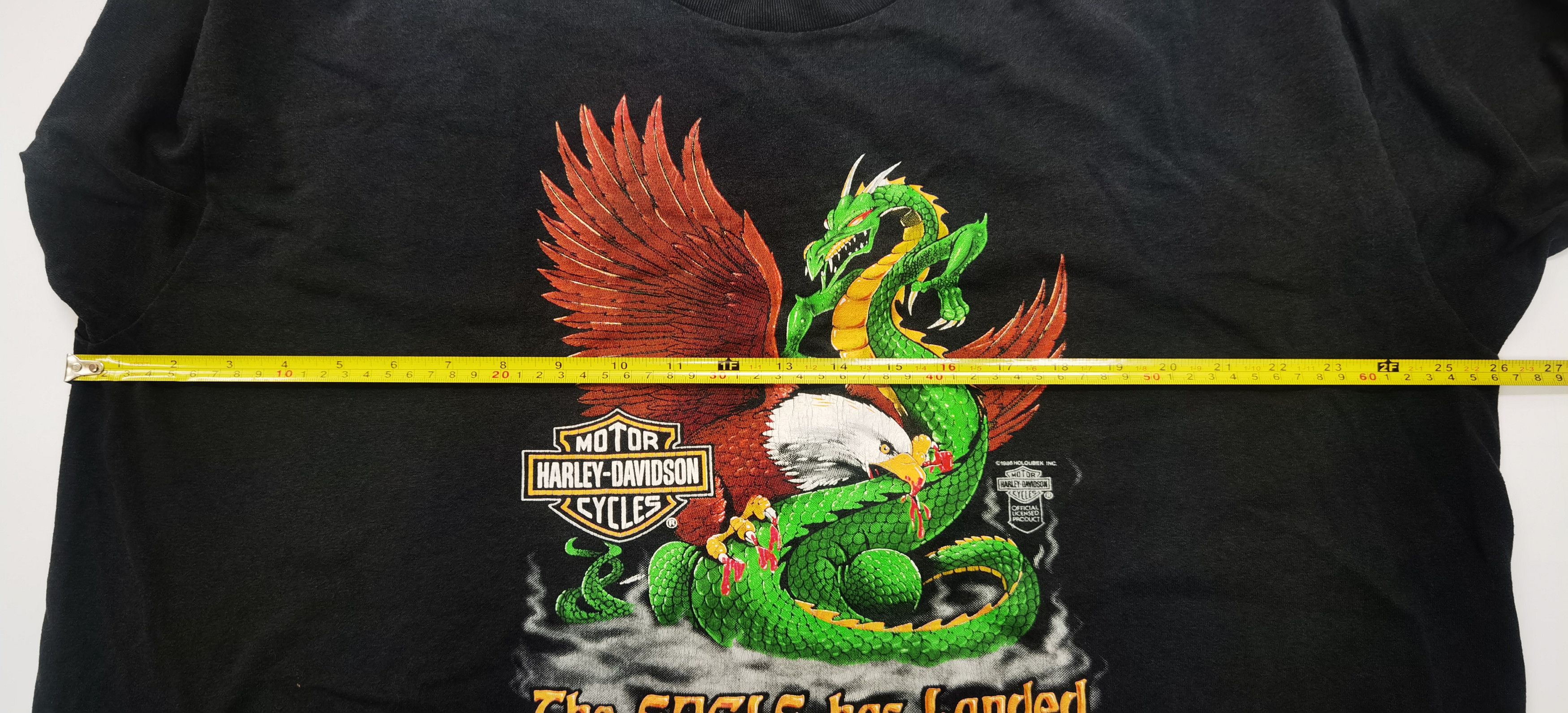 Harley Davidson Vintage 1986 Harley Davidson The Eagle has Landed Size US XL / EU 56 / 4 - 12 Thumbnail