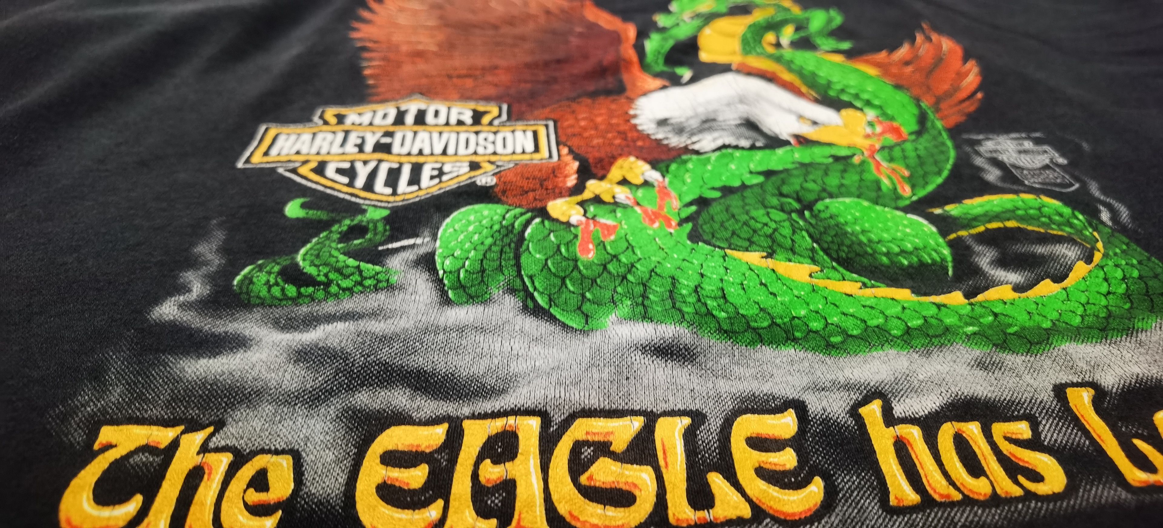 Harley Davidson Vintage 1986 Harley Davidson The Eagle has Landed Size US XL / EU 56 / 4 - 4 Thumbnail
