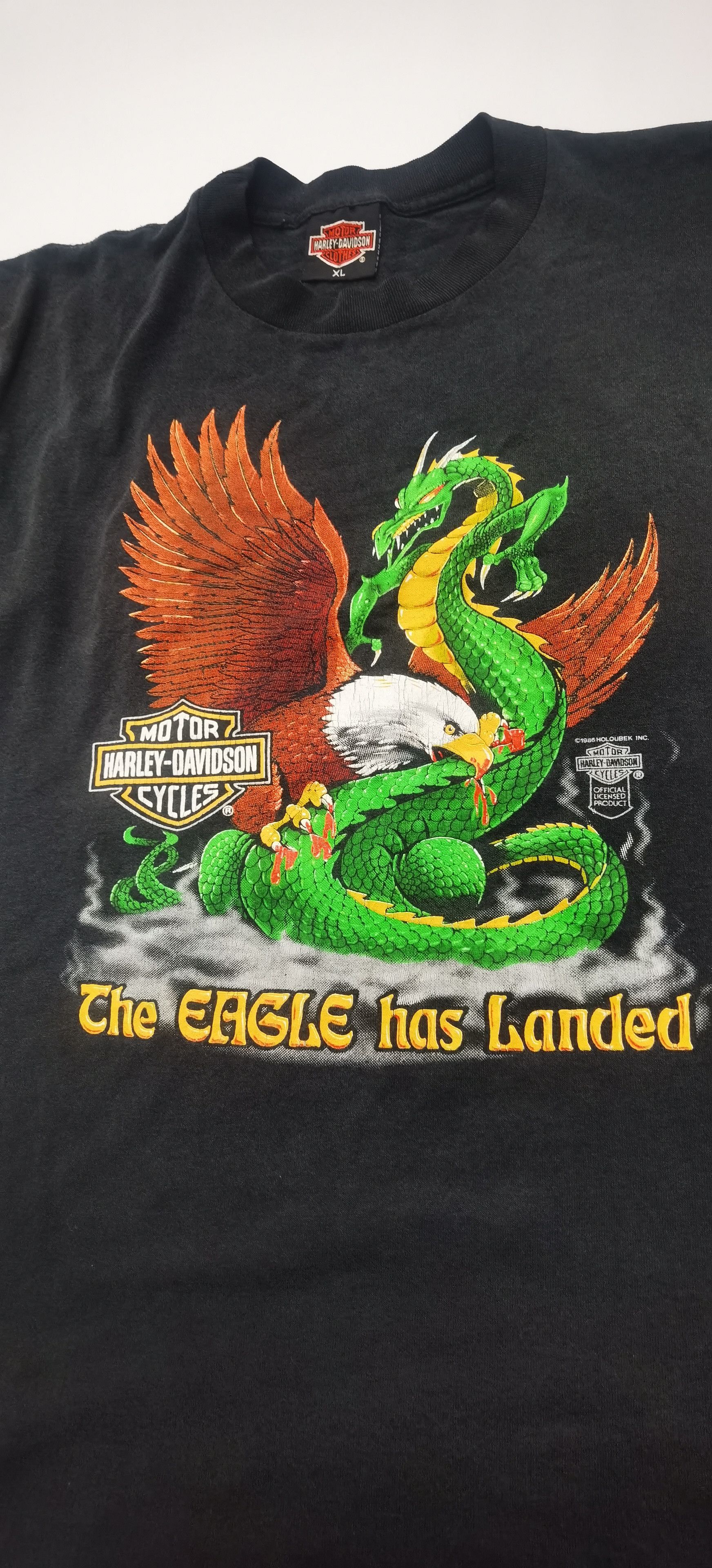 Harley Davidson Vintage 1986 Harley Davidson The Eagle has Landed Size US XL / EU 56 / 4 - 7 Thumbnail