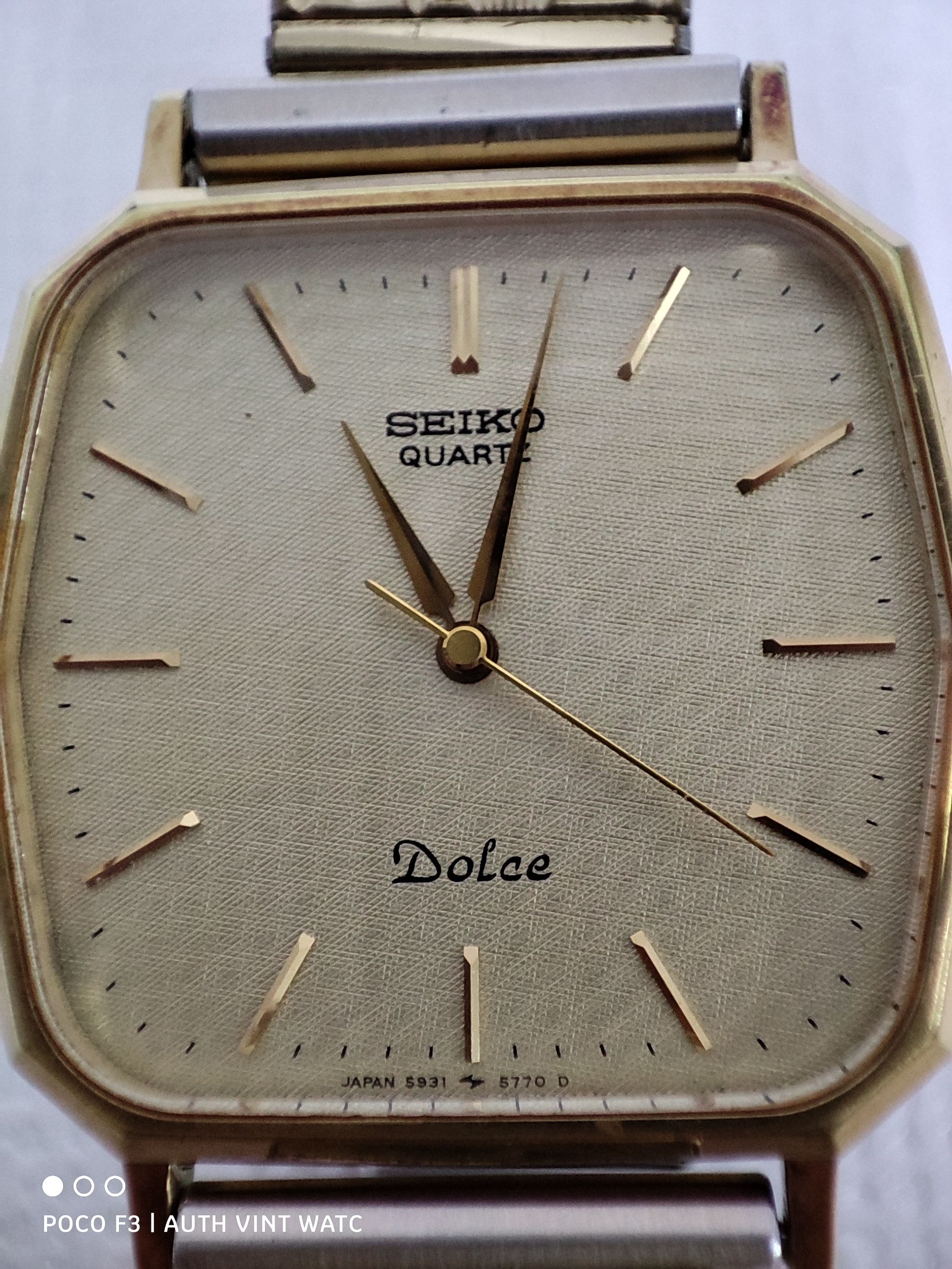 Seiko Authentic Vintage Seiko Dolce Gold Textured Dial Size ONE SIZE - 4 Thumbnail