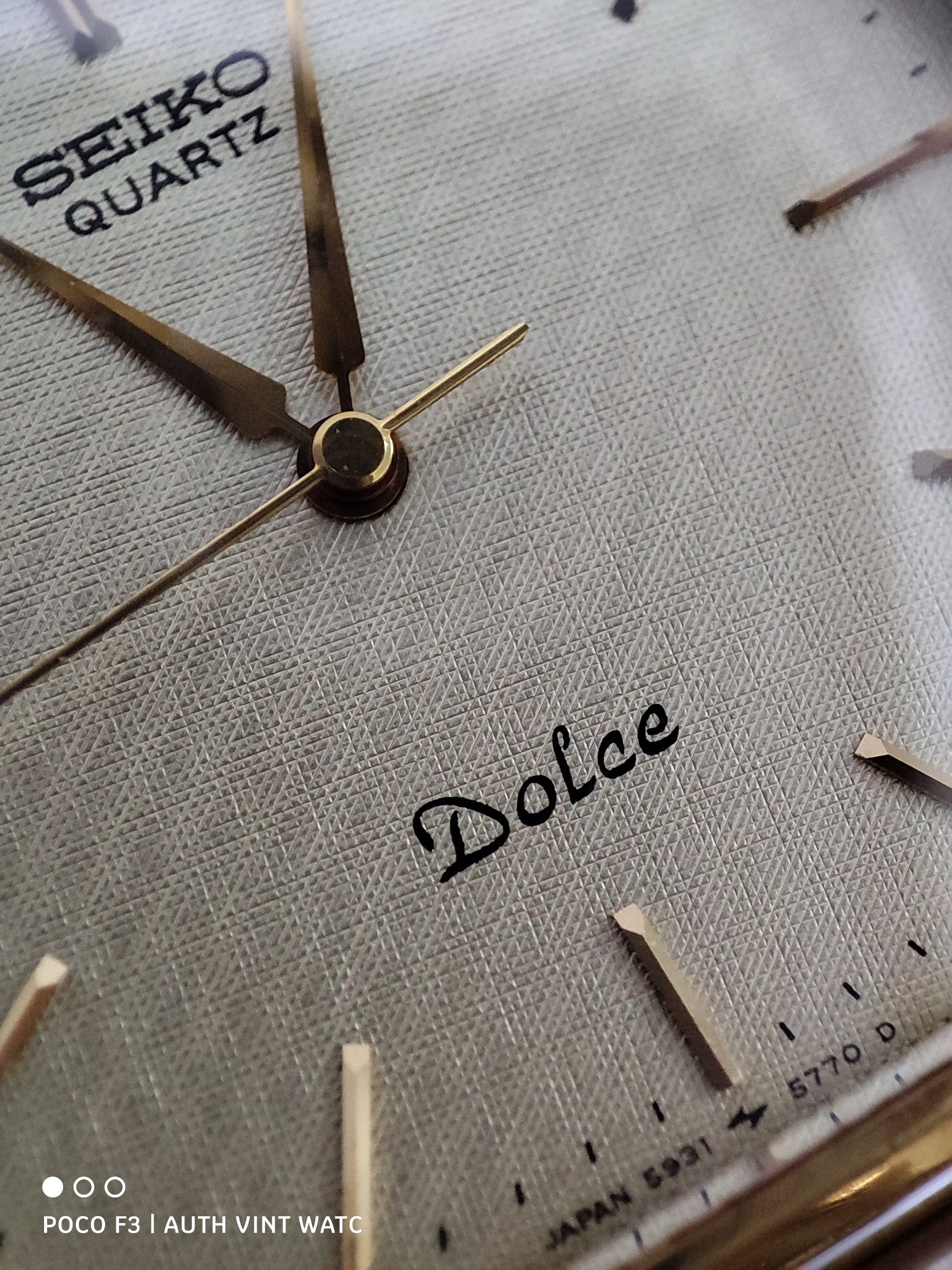 Seiko Authentic Vintage Seiko Dolce Gold Textured Dial Size ONE SIZE - 7 Thumbnail