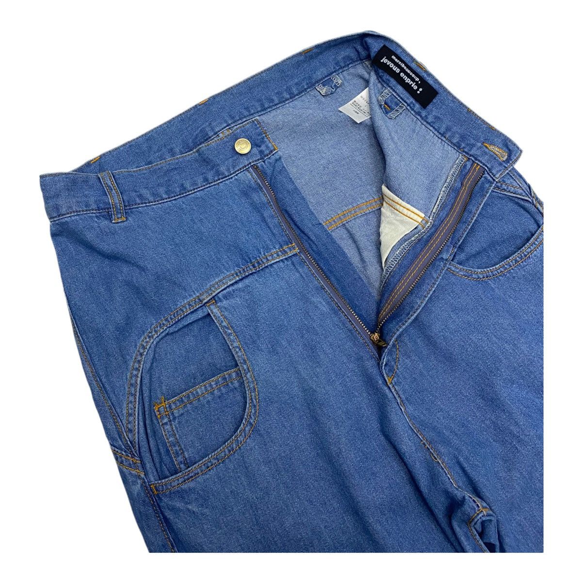 Issey Miyake ISSEY MIYAKE MERCIBEAUCOUP AVANT GARDE BAGGY PANTS Size US 29 - 5 Thumbnail