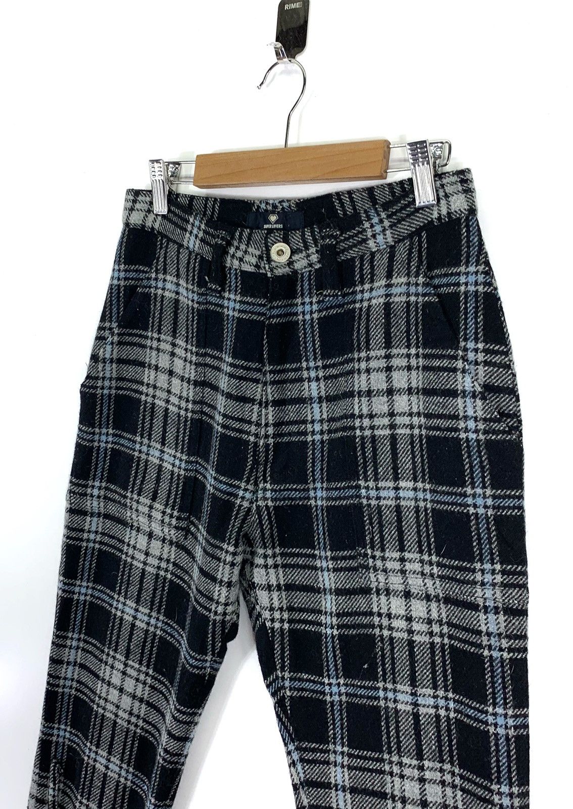 Punk and Yo VINTAGE SUPER LOVERS PUNK GOTHIC BONDAGE TARTAN PANT Size US 26 / EU 42 - 6 Thumbnail