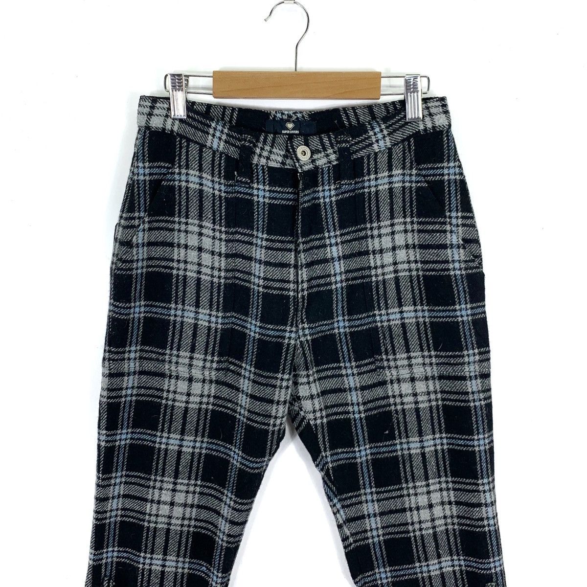 Punk and Yo VINTAGE SUPER LOVERS PUNK GOTHIC BONDAGE TARTAN PANT Size US 26 / EU 42 - 5 Thumbnail