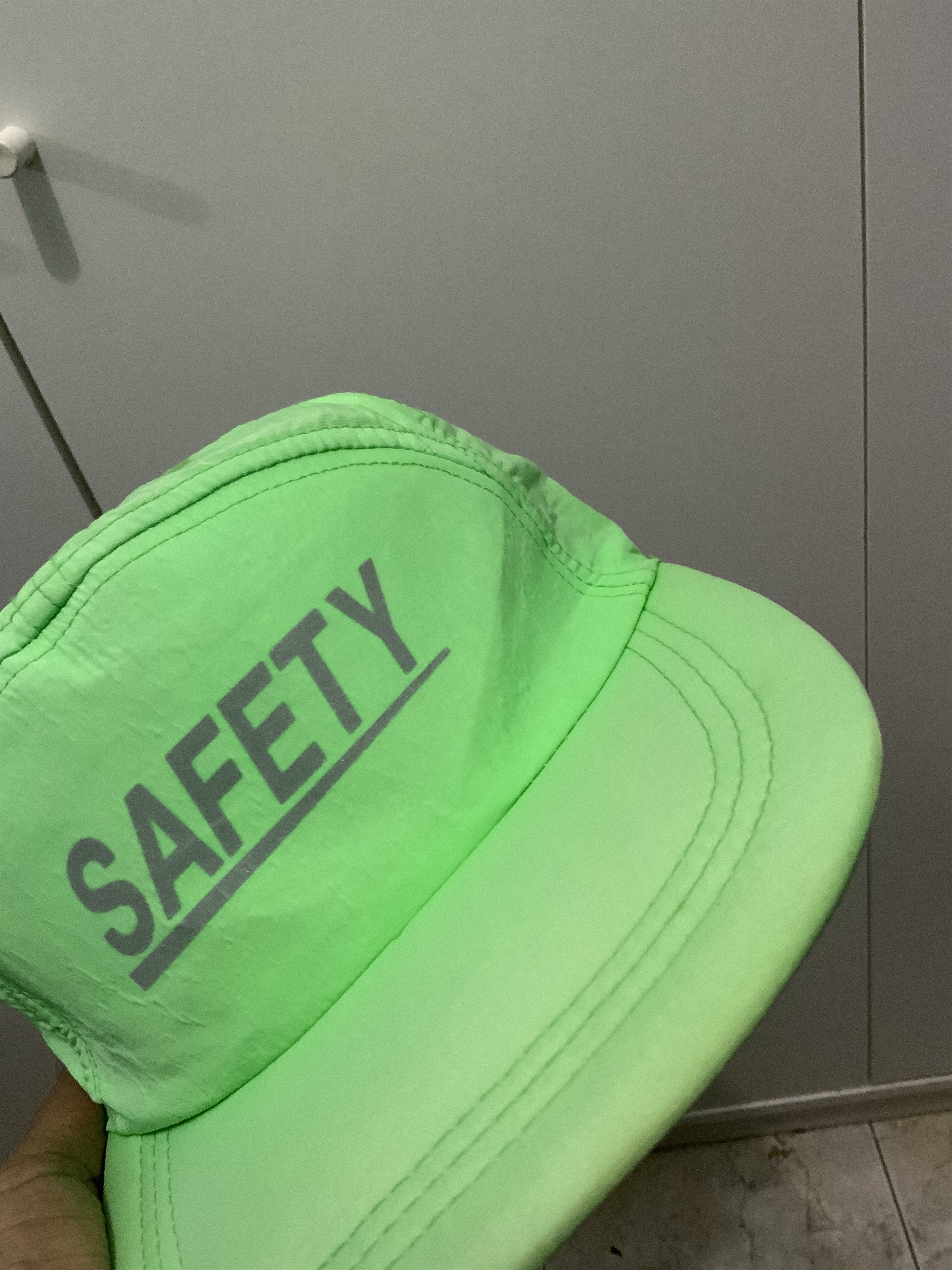 Vintage Vintage Nylon Safety Fade Hat Size ONE SIZE - 15 Thumbnail