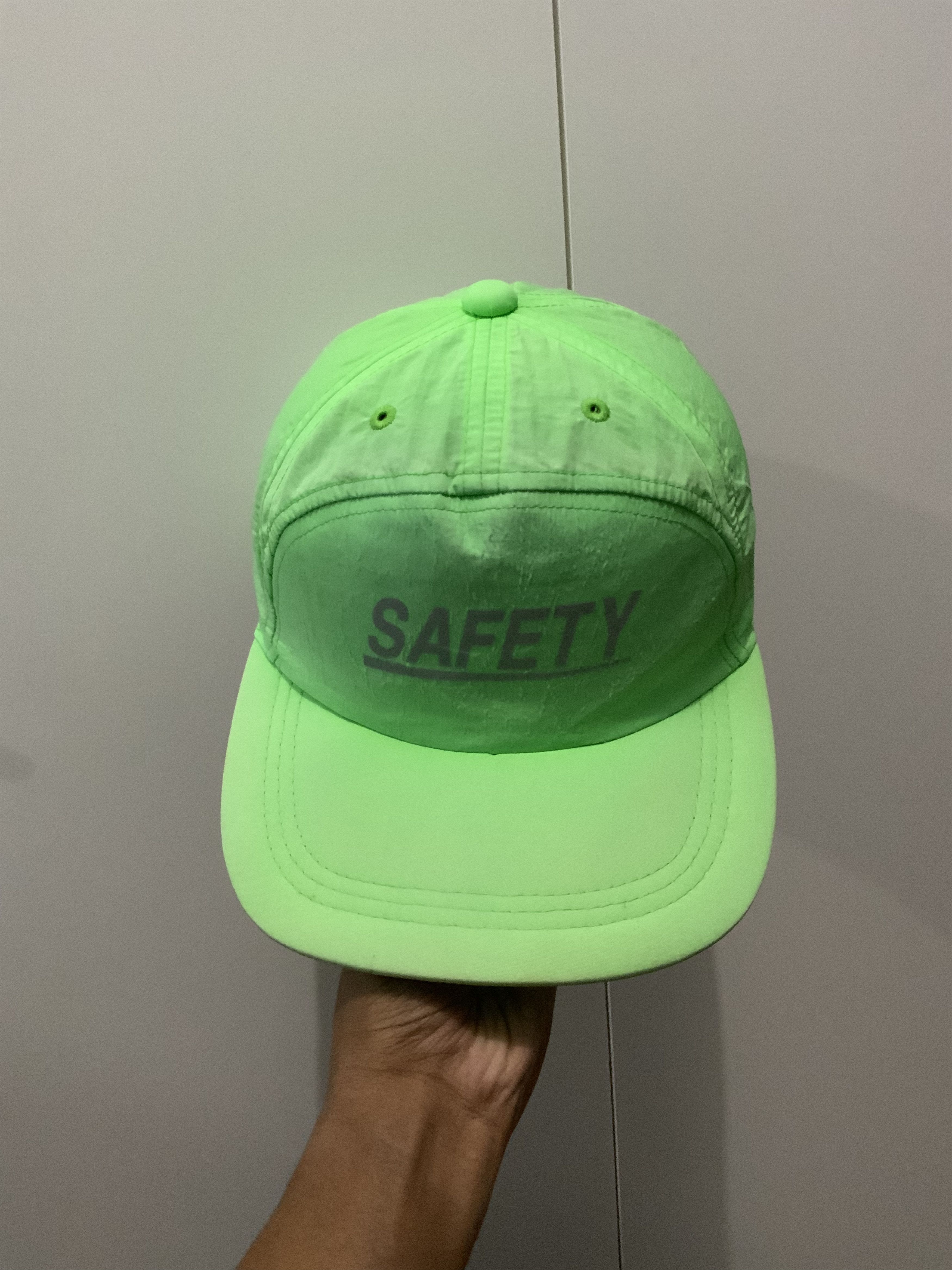 Vintage Vintage Nylon Safety Fade Hat Size ONE SIZE - 6 Thumbnail