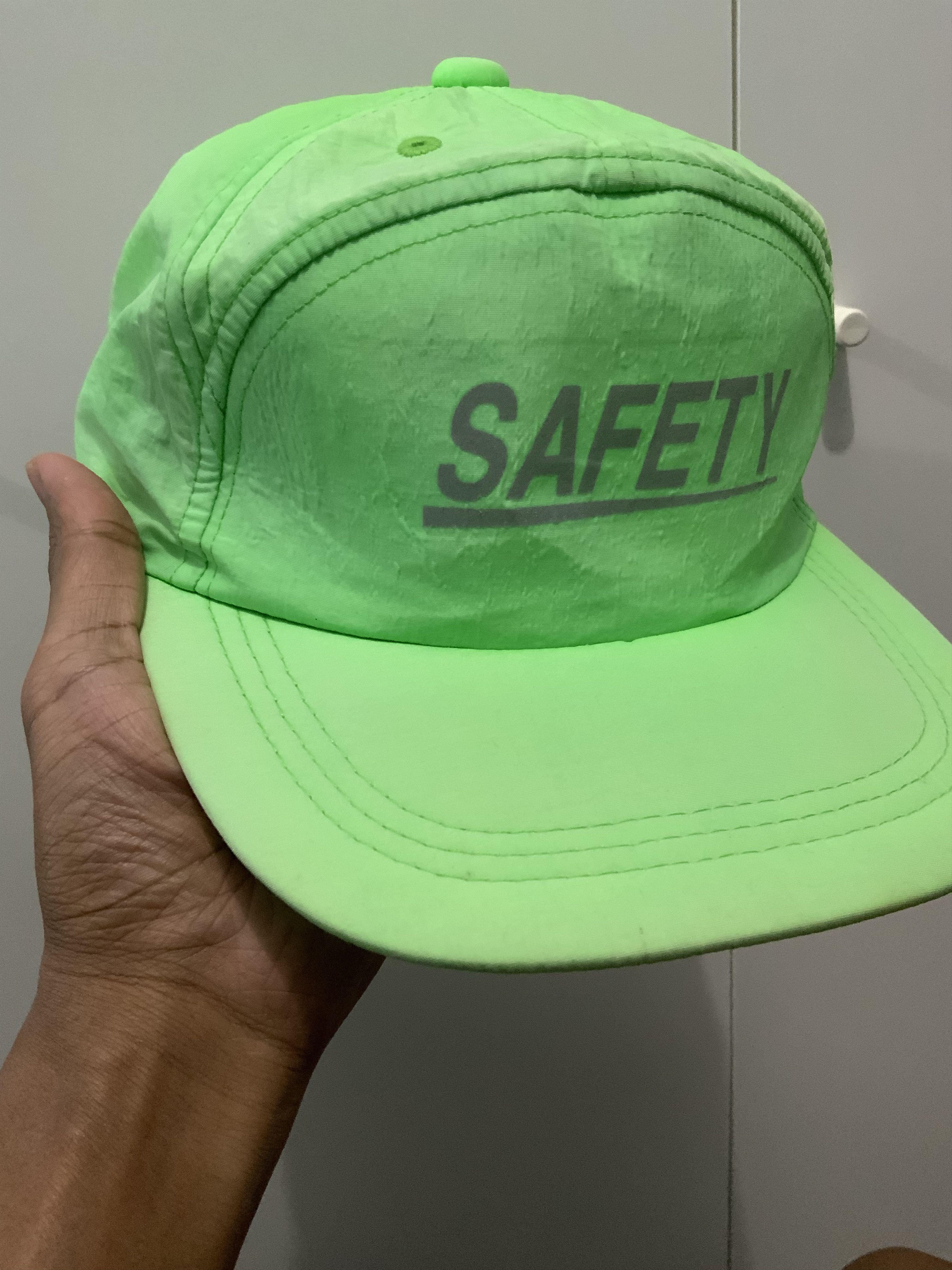 Vintage Vintage Nylon Safety Fade Hat Size ONE SIZE - 13 Thumbnail