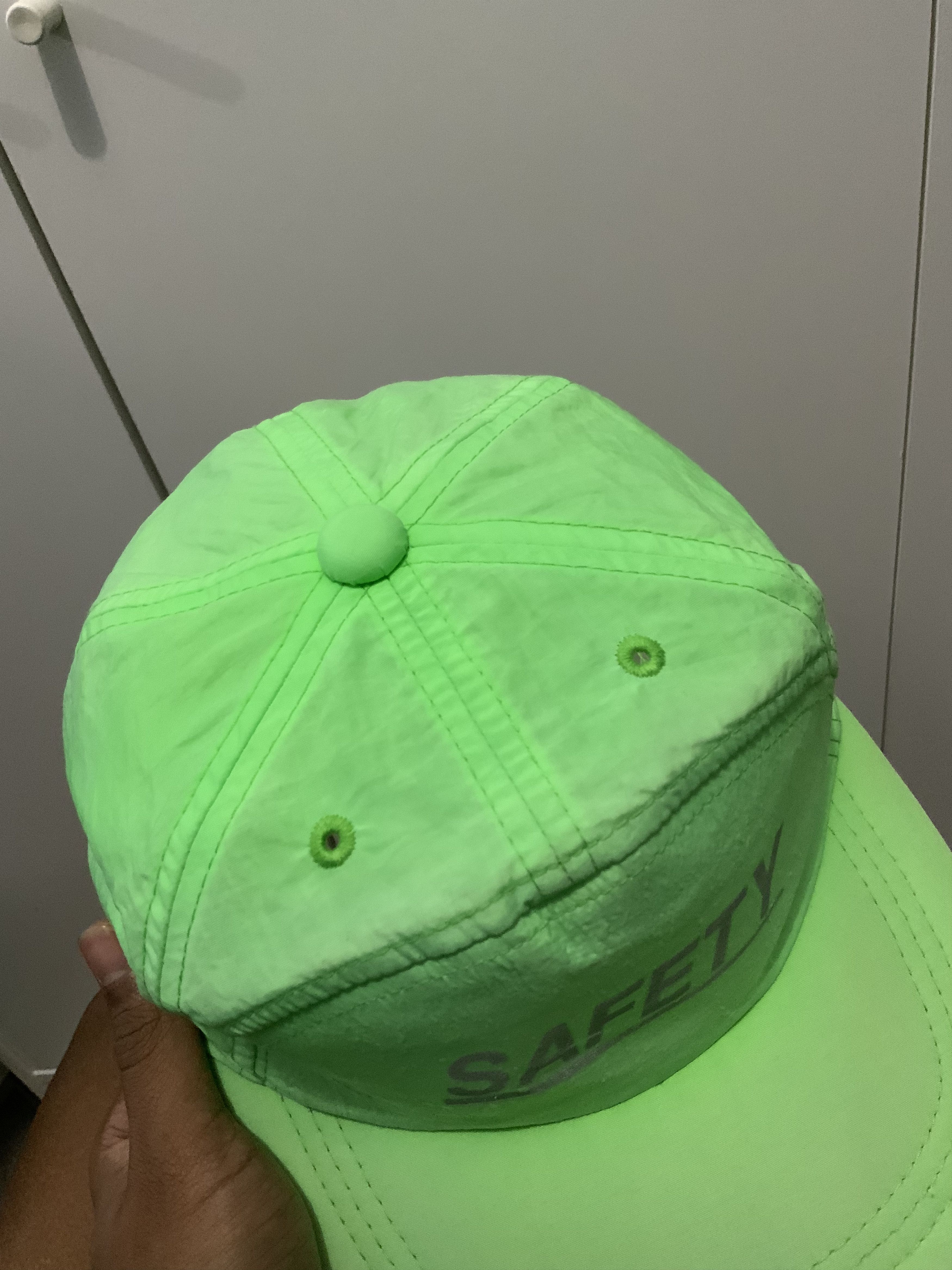 Vintage Vintage Nylon Safety Fade Hat Size ONE SIZE - 17 Thumbnail