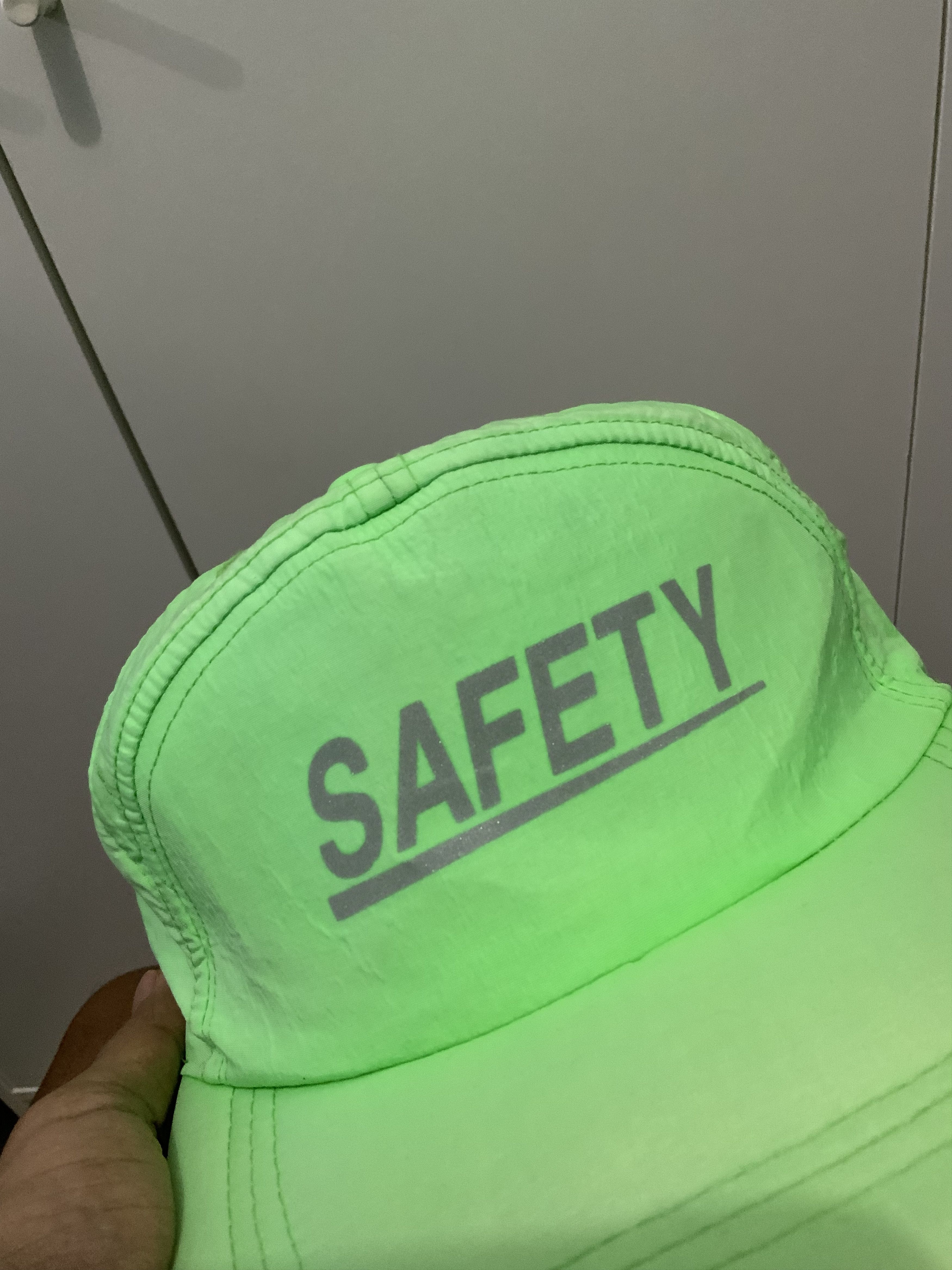 Vintage Vintage Nylon Safety Fade Hat Size ONE SIZE - 16 Thumbnail