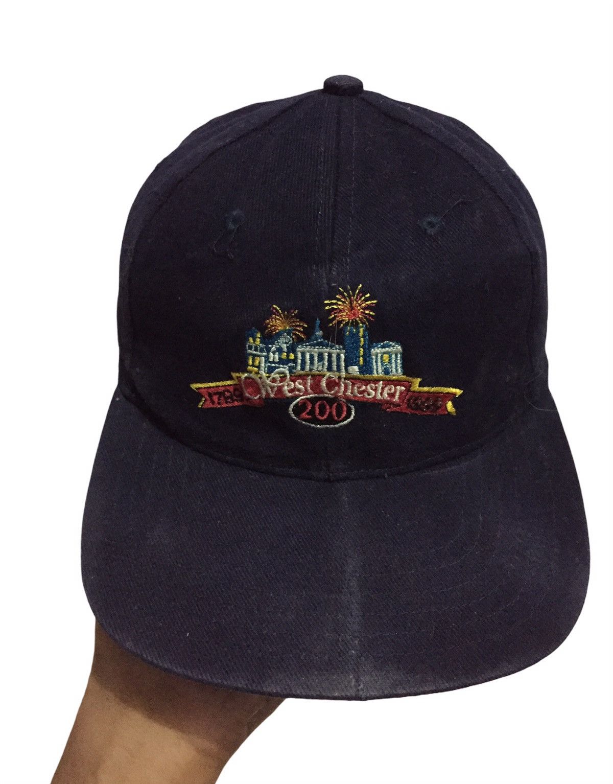 Vintage Vintage West Chester 200 Big Logo Hat Size ONE SIZE - 6 Thumbnail