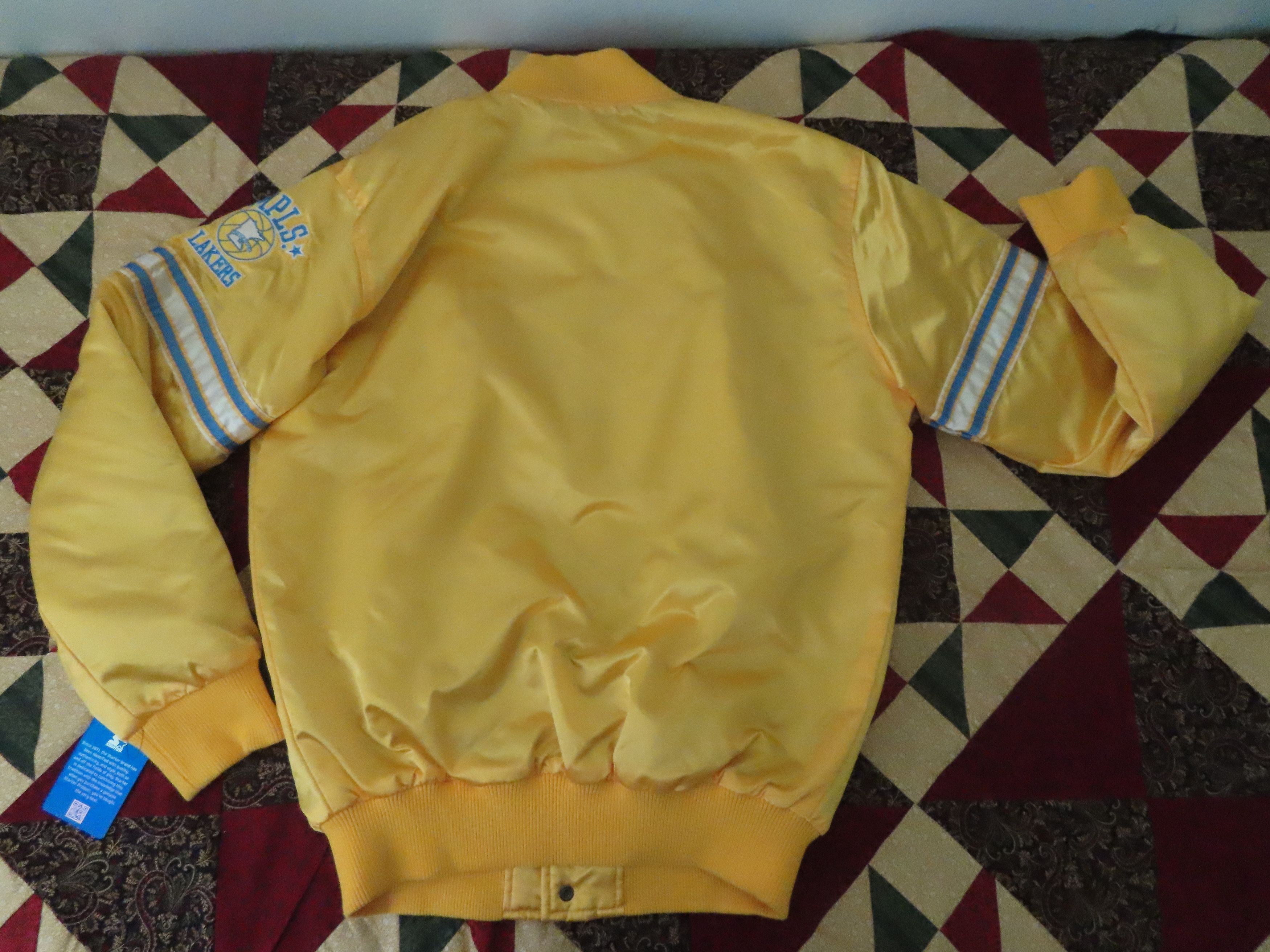 NBA × Starter × Vintage VTG Starter MPLS LA Lakers Satin Sateen Jacket Size US M / EU 48-50 / 2 - 4 Thumbnail