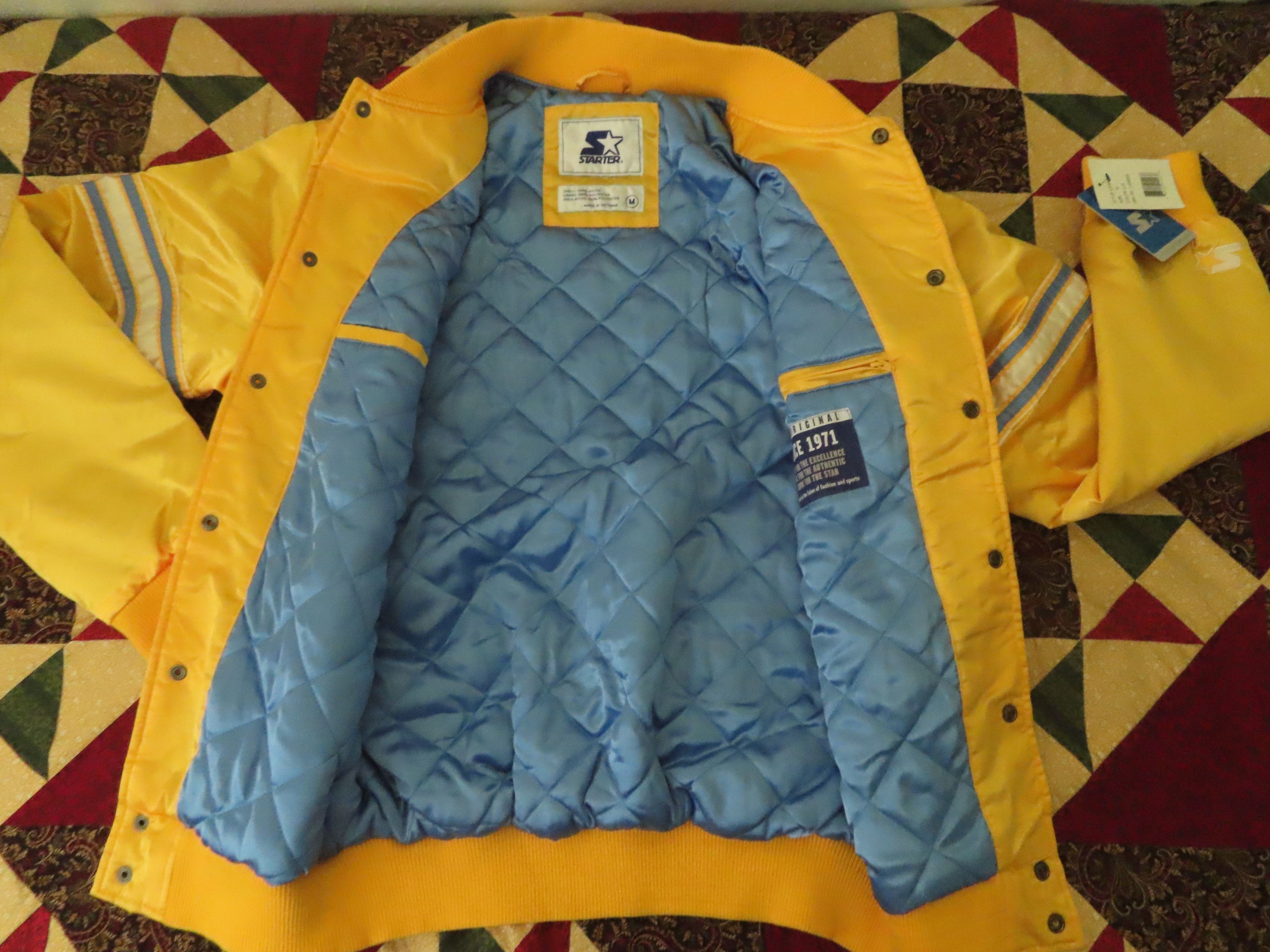 NBA × Starter × Vintage VTG Starter MPLS LA Lakers Satin Sateen Jacket Size US M / EU 48-50 / 2 - 3 Thumbnail