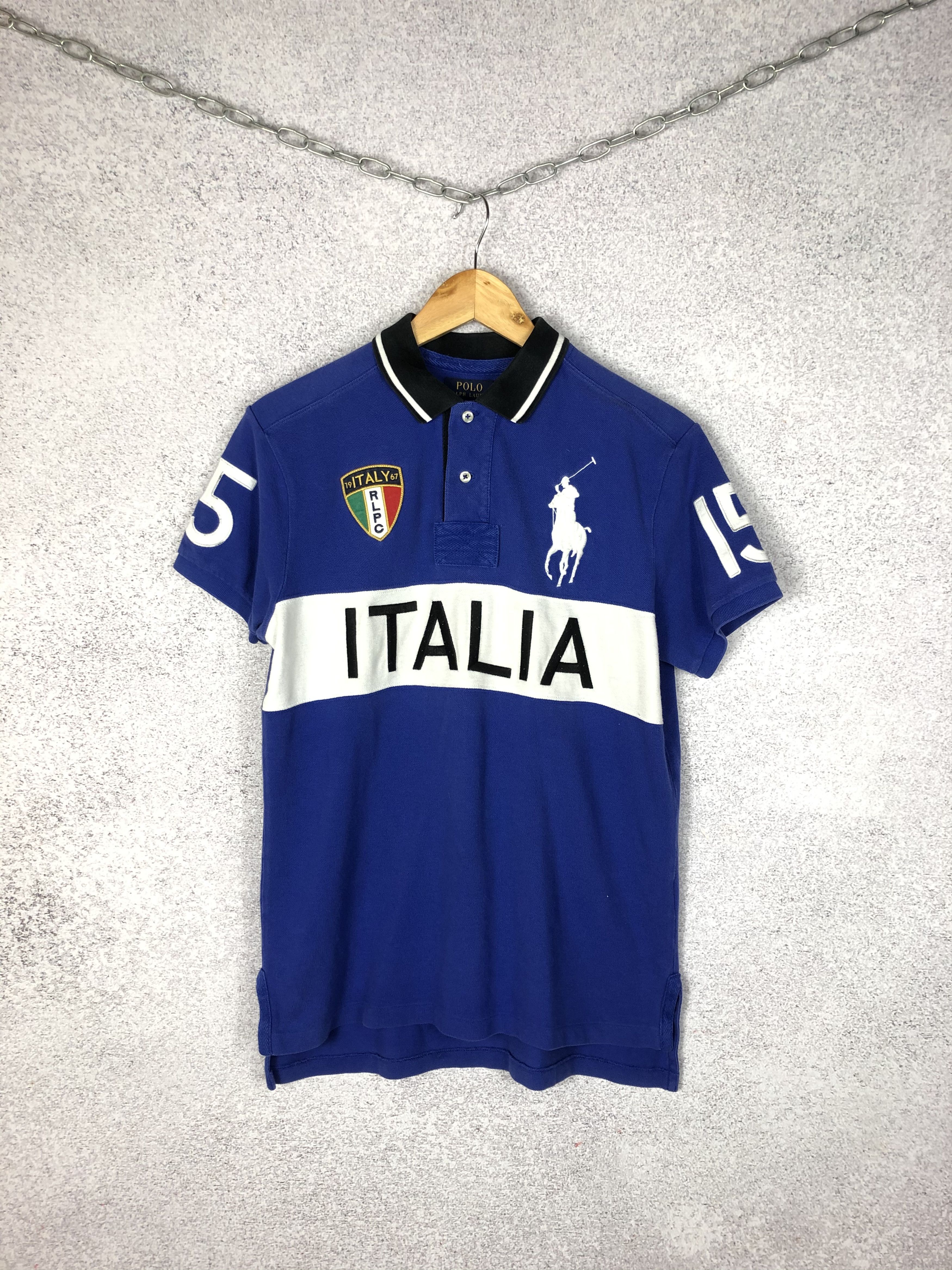 Ralph Lauren Vintage Polo Ralph Lauren Italy polo Shirt Italia #15 RLPC ...