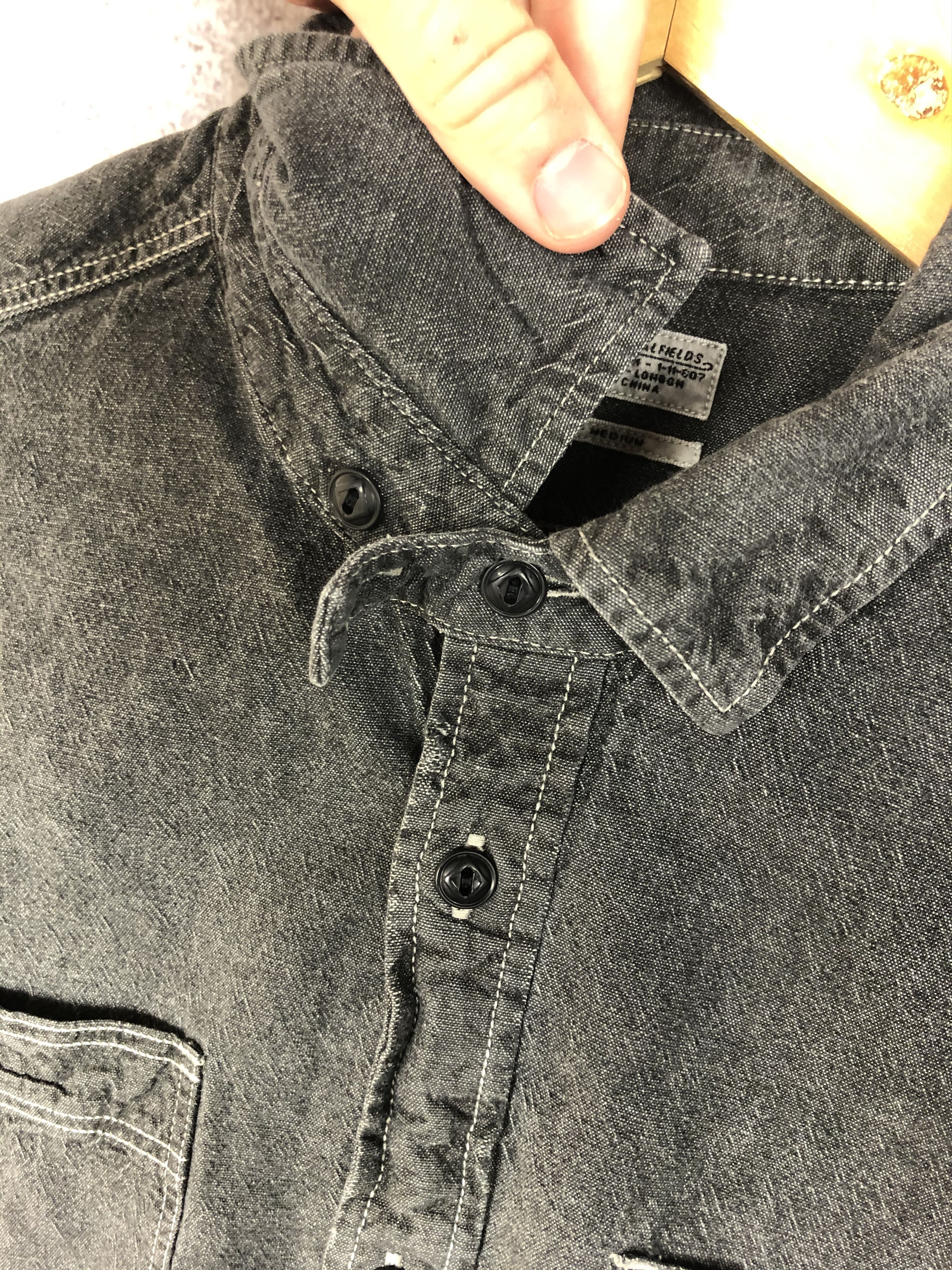 Allsaints Allsaints Denim Button Up Long Sleeve shirt Size US M / EU 48-50 / 2 - 4 Thumbnail