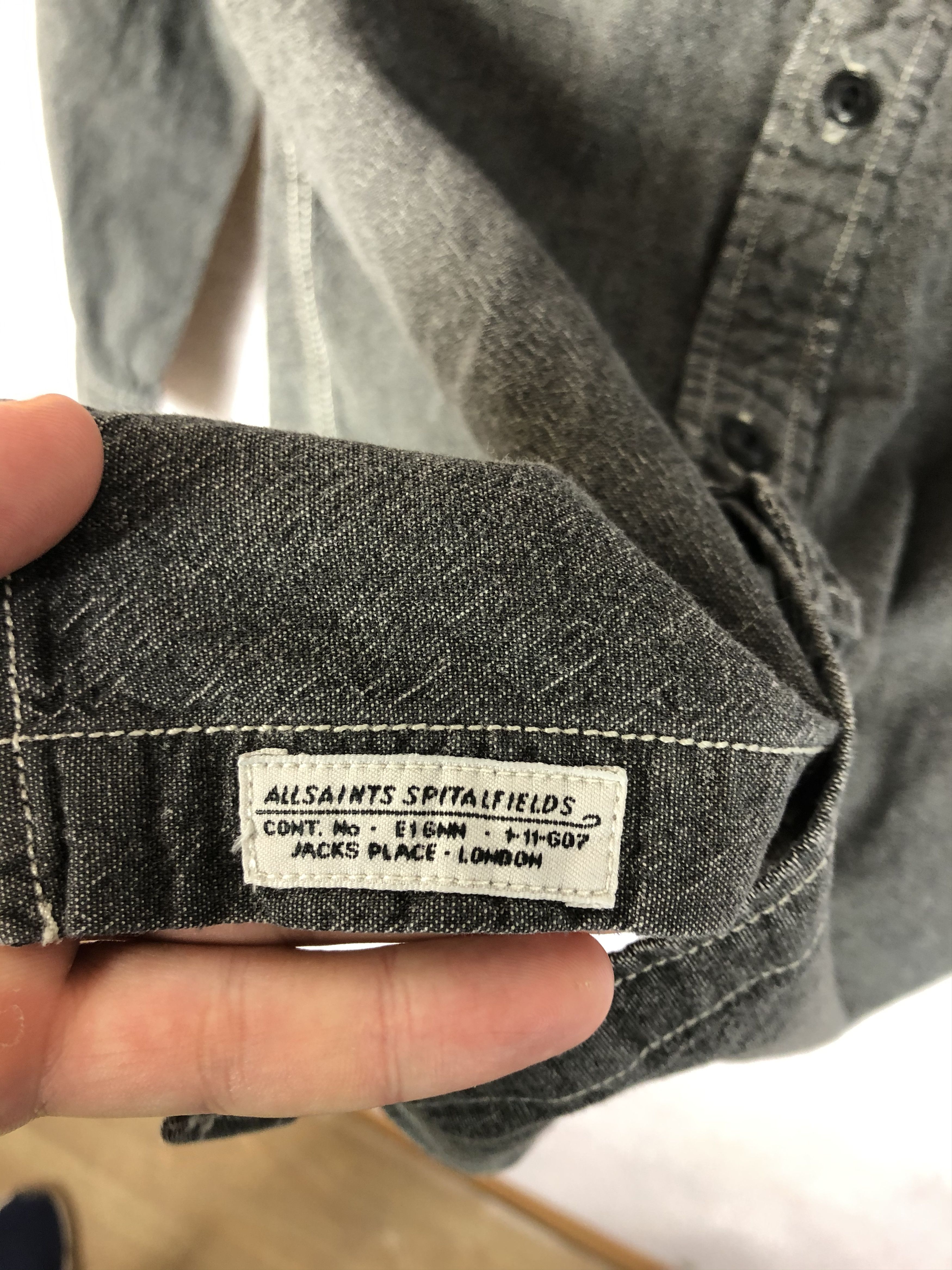 Allsaints Allsaints Denim Button Up Long Sleeve shirt Size US M / EU 48-50 / 2 - 6 Thumbnail