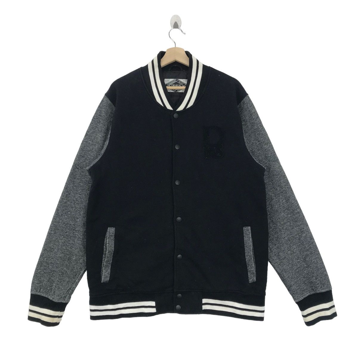 DRAVUS Varsity Jacket Two Tones Hiphop Swag Streetwear