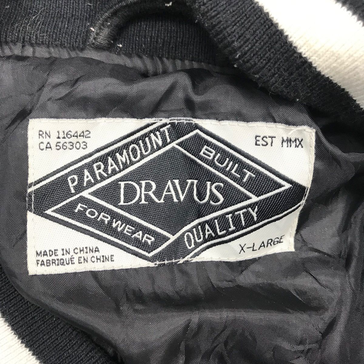 Dravus DRAVUS Varsity Jacket Two Tones Hiphop Swag Streetwear Size US XL / EU 56 / 4 - 5 Thumbnail