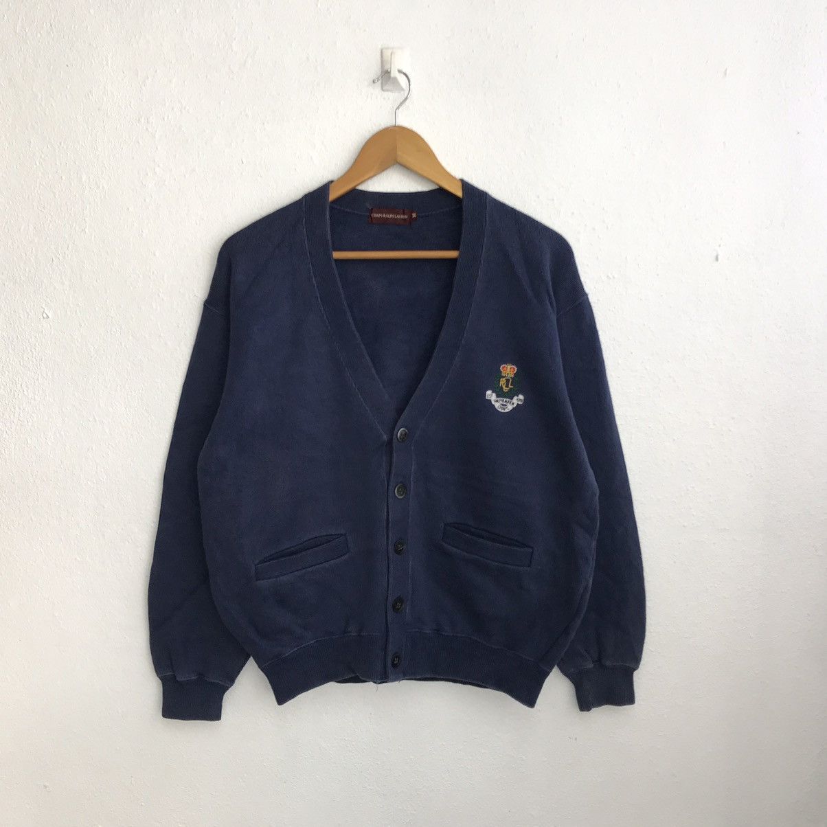 Chaps Ralph Lauren × Vintage Chaps Ralph Lauren Sweatshirt Embroidery Spellout Logo Size US M / EU 48-50 / 2 - 1 Thumbnail