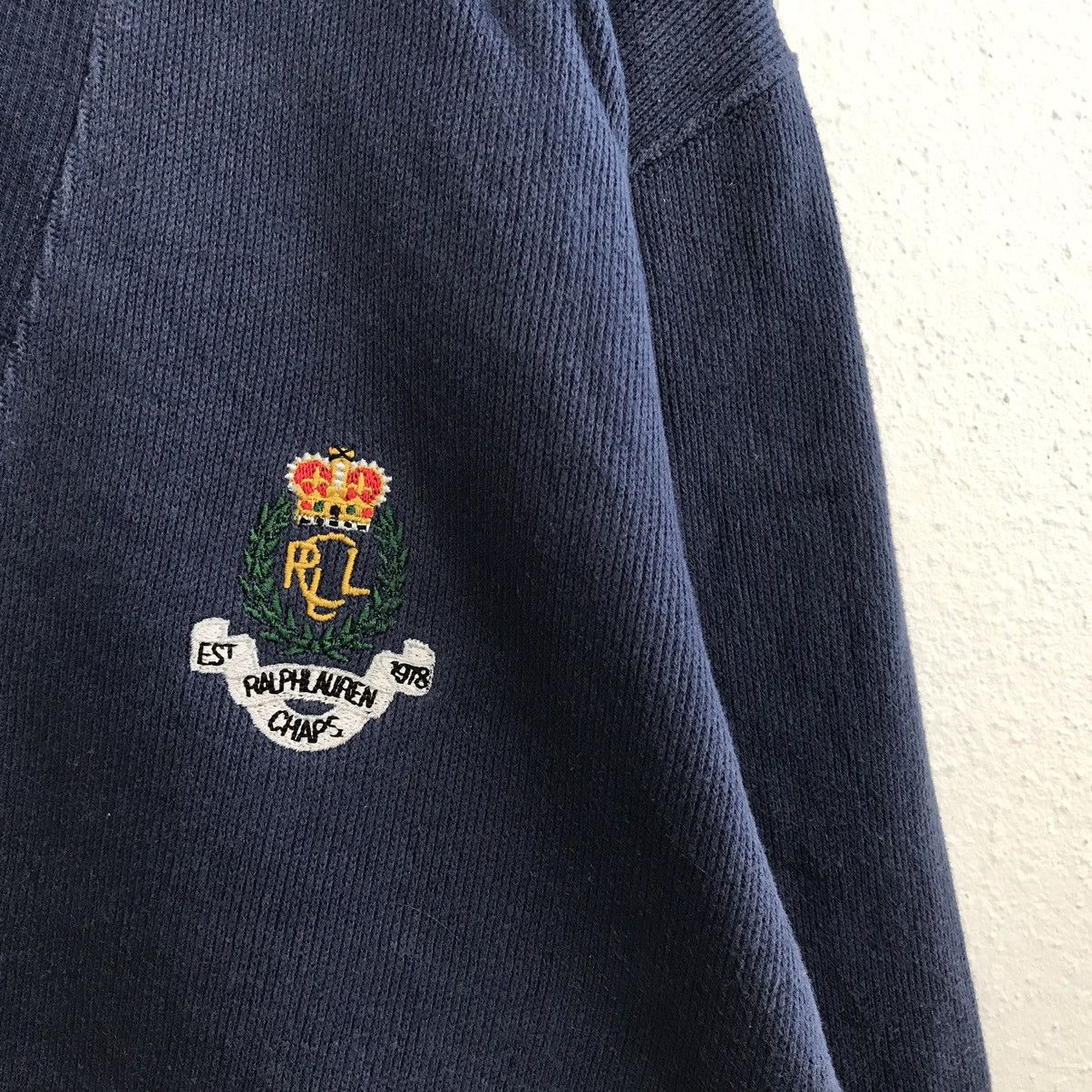 Chaps Ralph Lauren × Vintage Chaps Ralph Lauren Sweatshirt Embroidery Spellout Logo Size US M / EU 48-50 / 2 - 8 Thumbnail