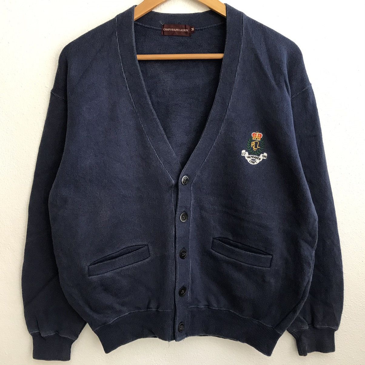 Chaps Ralph Lauren × Vintage Chaps Ralph Lauren Sweatshirt Embroidery Spellout Logo Size US M / EU 48-50 / 2 - 5 Thumbnail