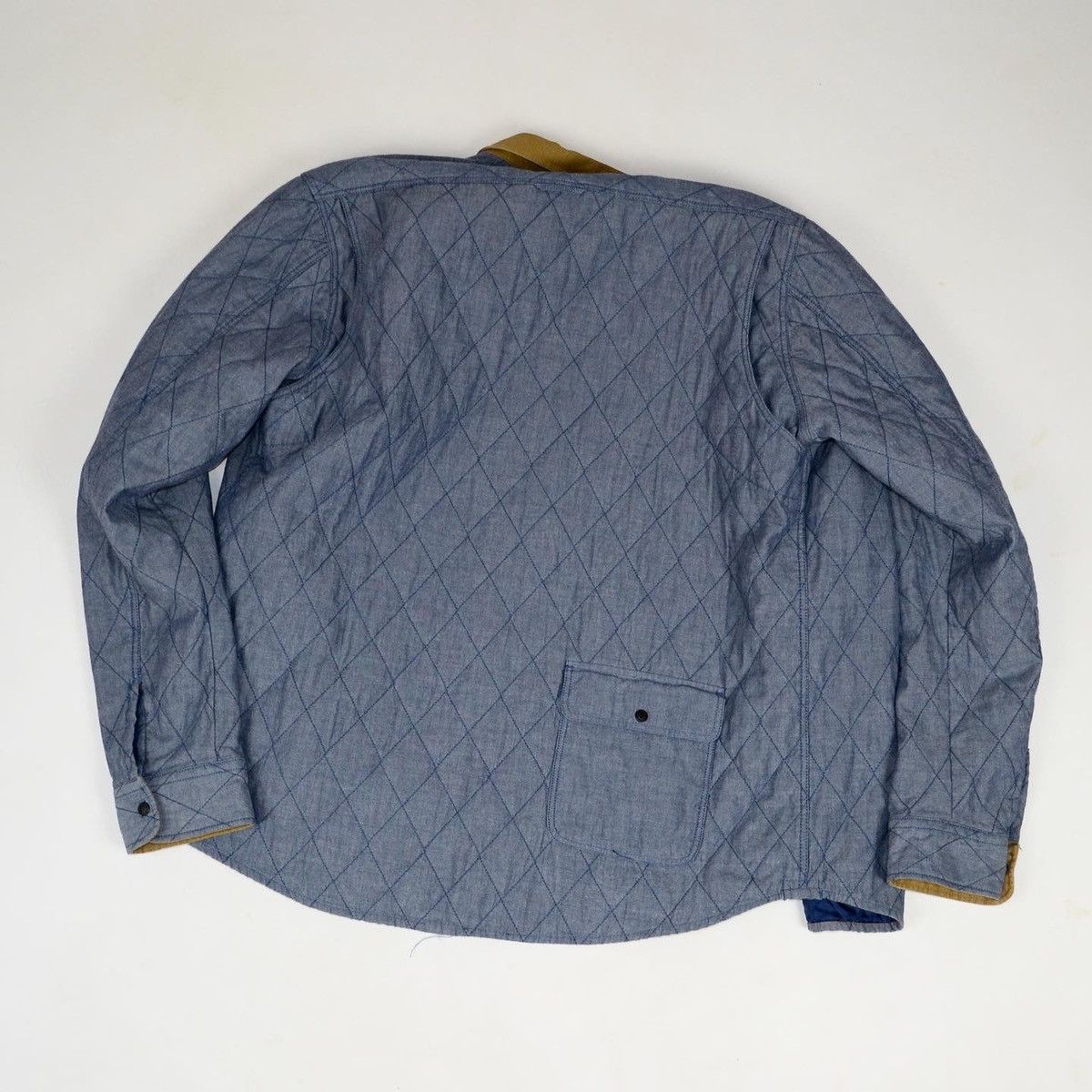 H&M H&M Brick Lane Bikes Guilted Navy English jacket size L y2k Size US L / EU 52-54 / 3 - 3 Thumbnail