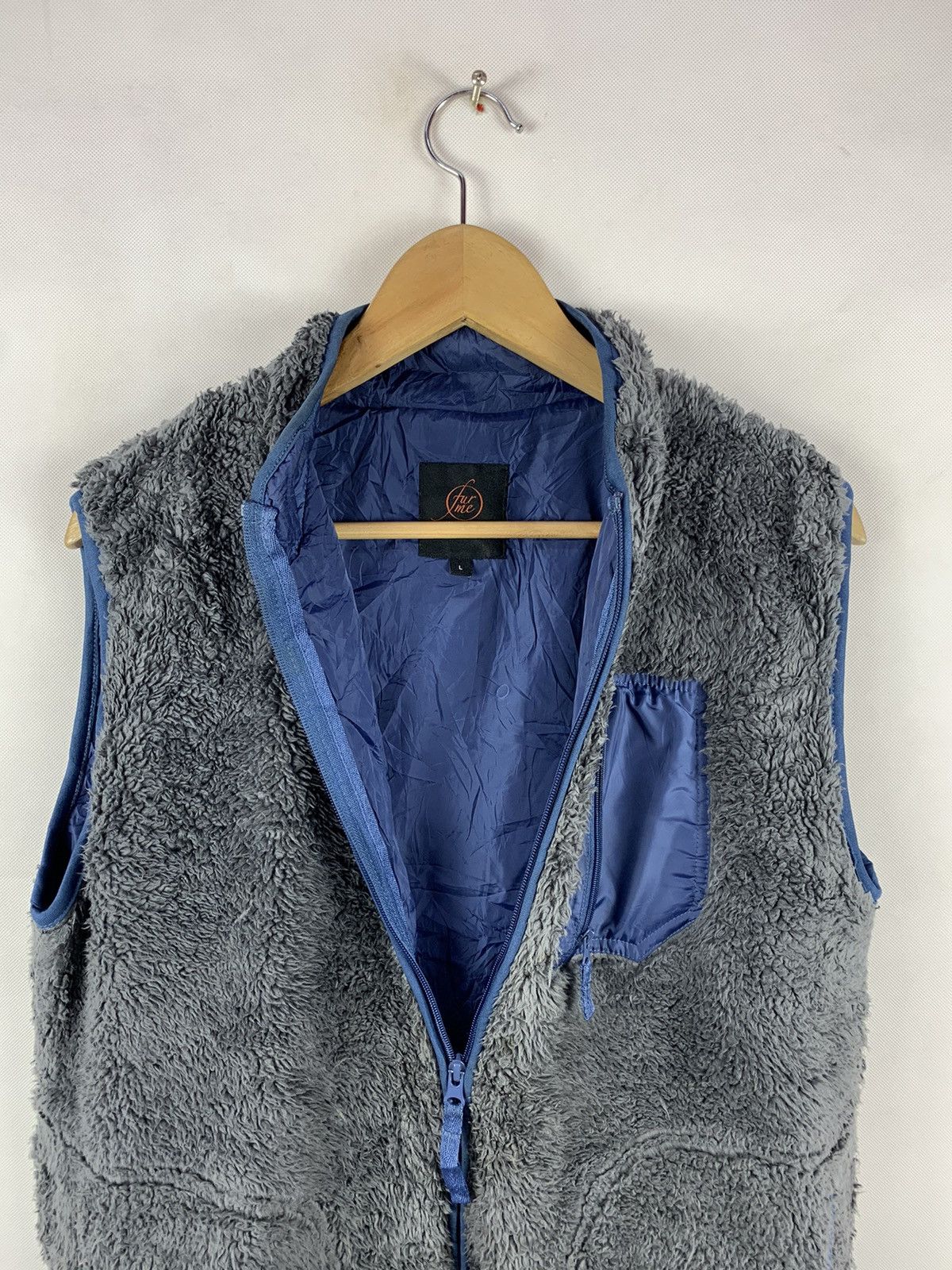 Japanese Brand × Vintage Fur Me Fleece Vest Zipper Jacket Size US M / EU 48-50 / 2 - 5 Thumbnail