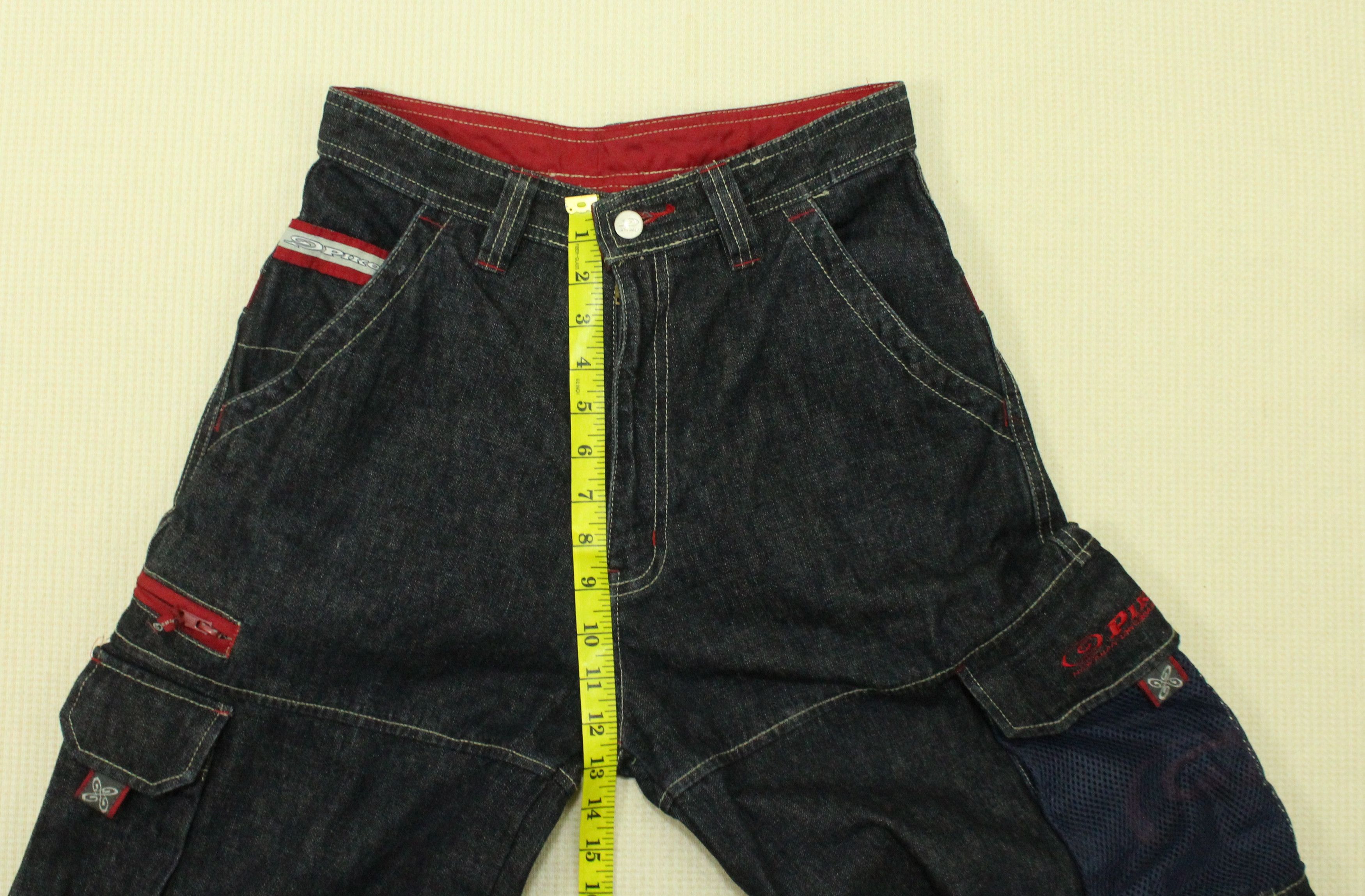Vintage Vintage PIKO Denim Utility Cargos Pants pockets Surf Size US 27 - 25 Thumbnail