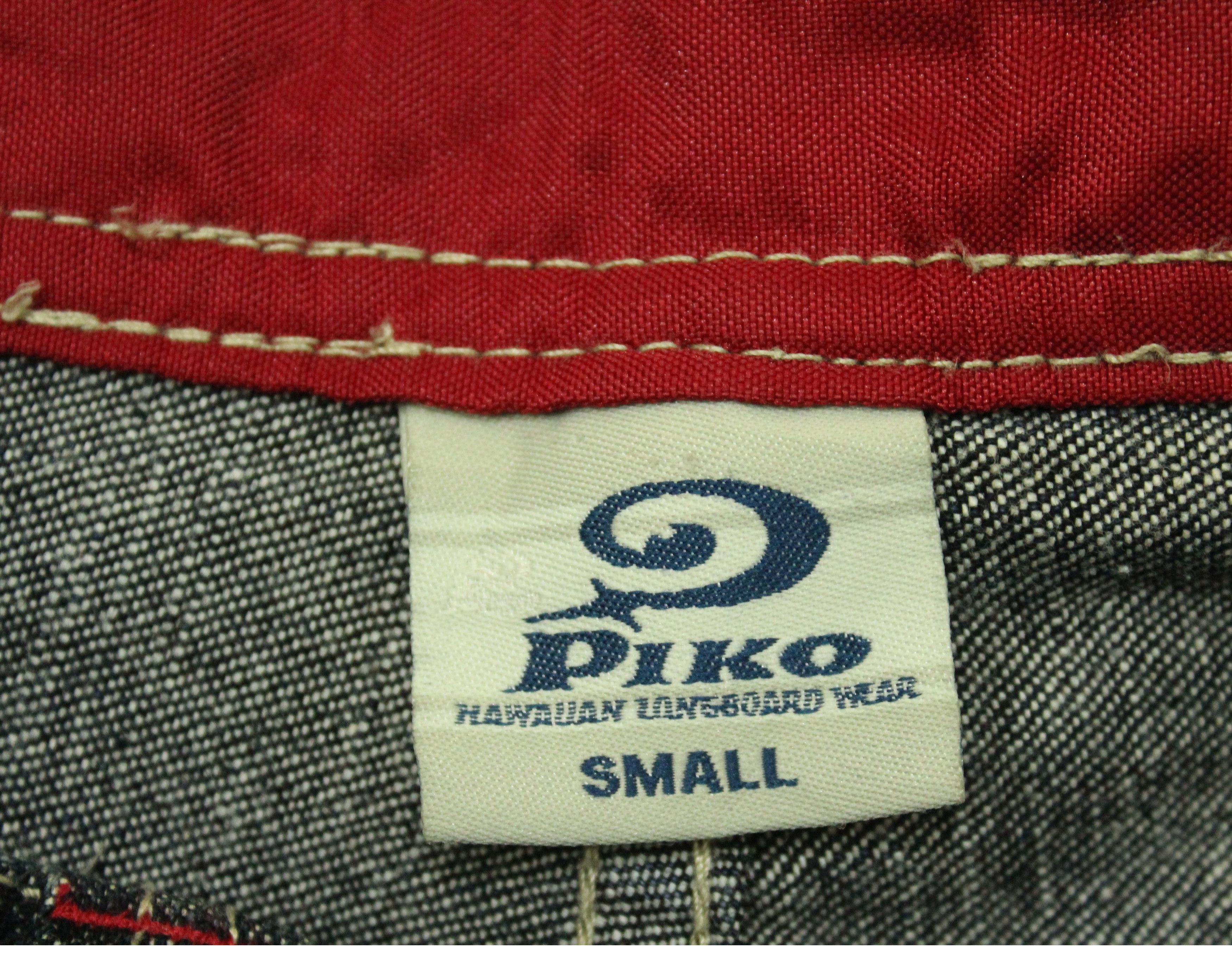 Vintage Vintage PIKO Denim Utility Cargos Pants pockets Surf Size US 27 - 22 Thumbnail