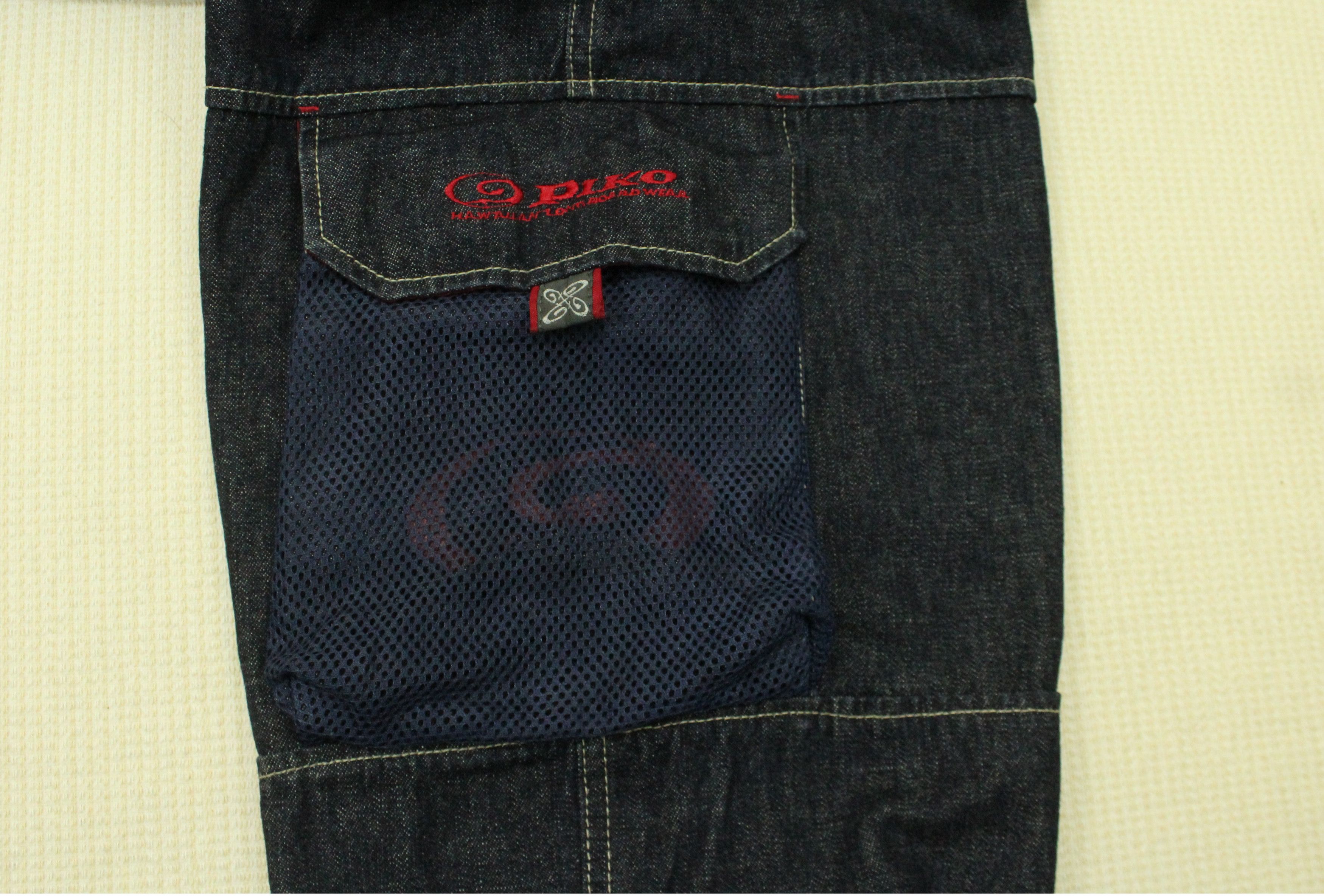 Vintage Vintage PIKO Denim Utility Cargos Pants pockets Surf Size US 27 - 19 Thumbnail