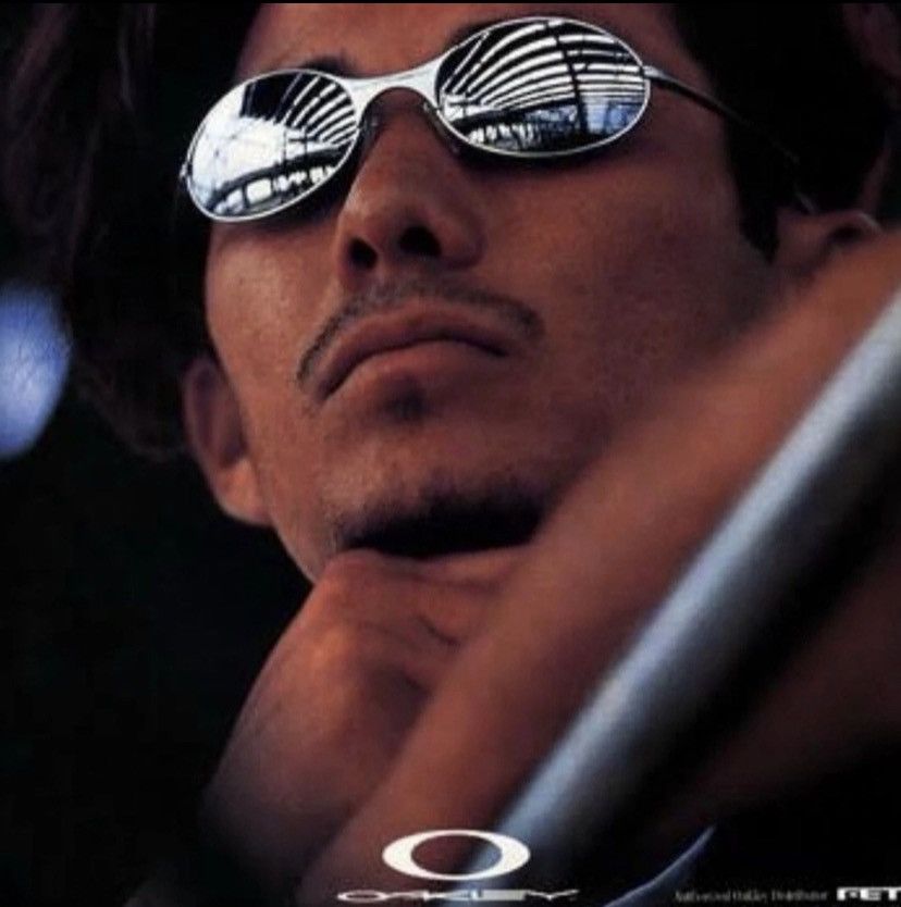 Oakley × Vintage RARE VINTAGE 90s OAKLEY E WIRE TITANIUM SUNGLASSES Size ONE SIZE - 3 Thumbnail