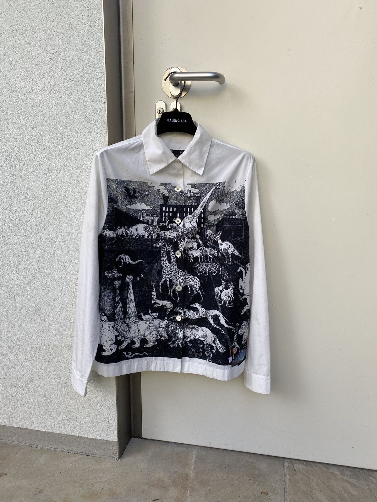 Prada Christophe Chemin survival utopia longsleeve shirt | Grailed