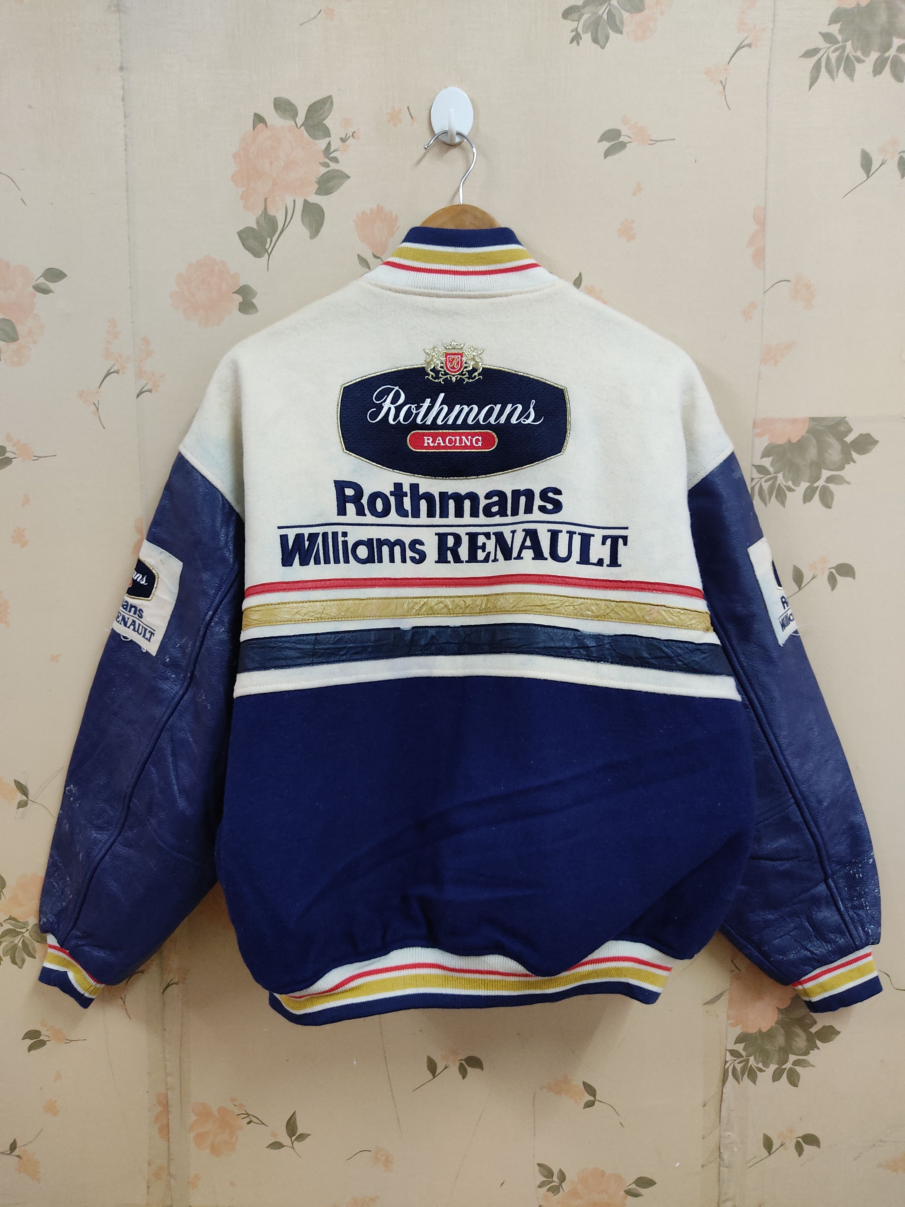 Gear for Sports Vintage Rothmans Williams Renault Racing Varsity Jacket Size US L / EU 52-54 / 3 - 3 Thumbnail